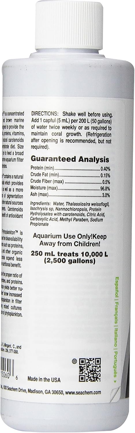 Reef Phytoplankton, 250 mL / 8.5 fl. oz.