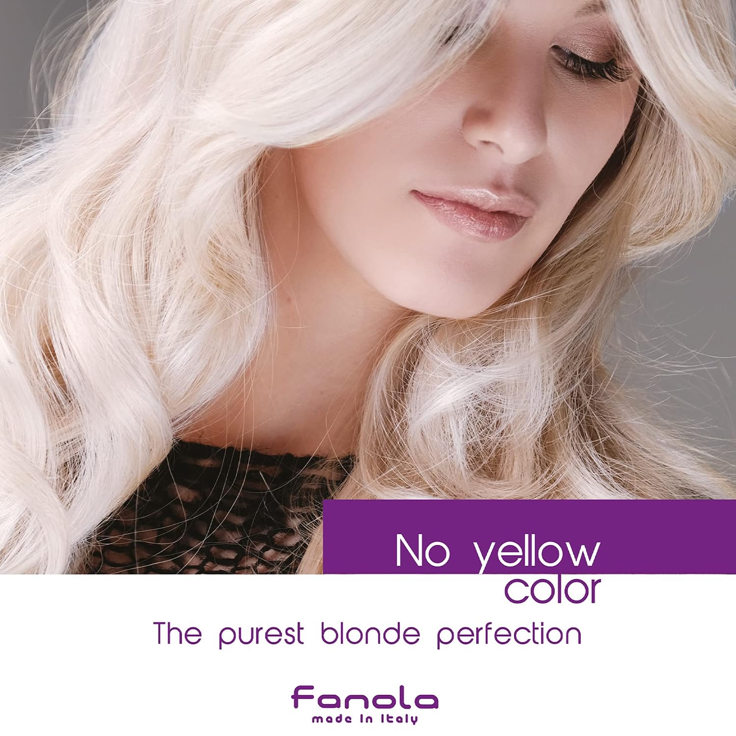 Fanola No Yellow Purple Shampoo - Purple Color Depositing Shampoo for Blondes