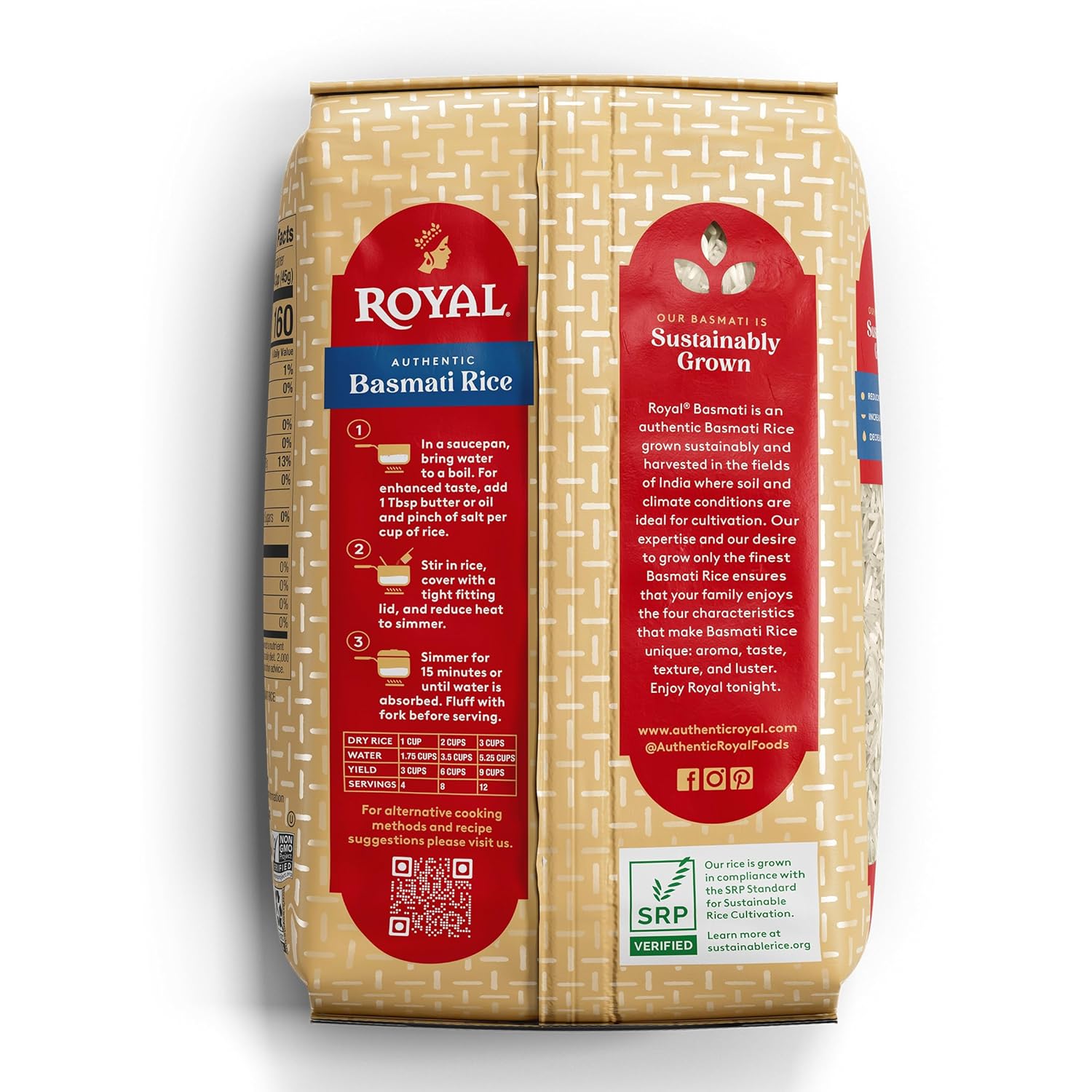 Royal Authentic Long Grain White Basmati Rice - (2 Pack) 2 lb