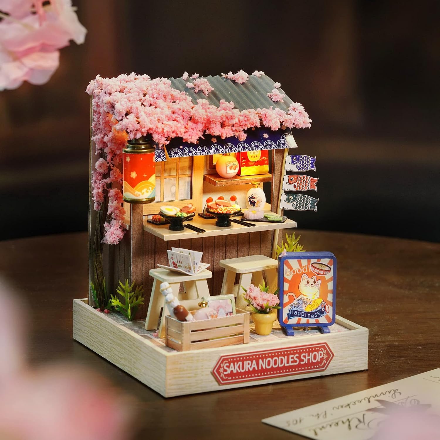 CUTEROOM DIY Doll Room Miniature Furniture Wooden House Kit-Study Room