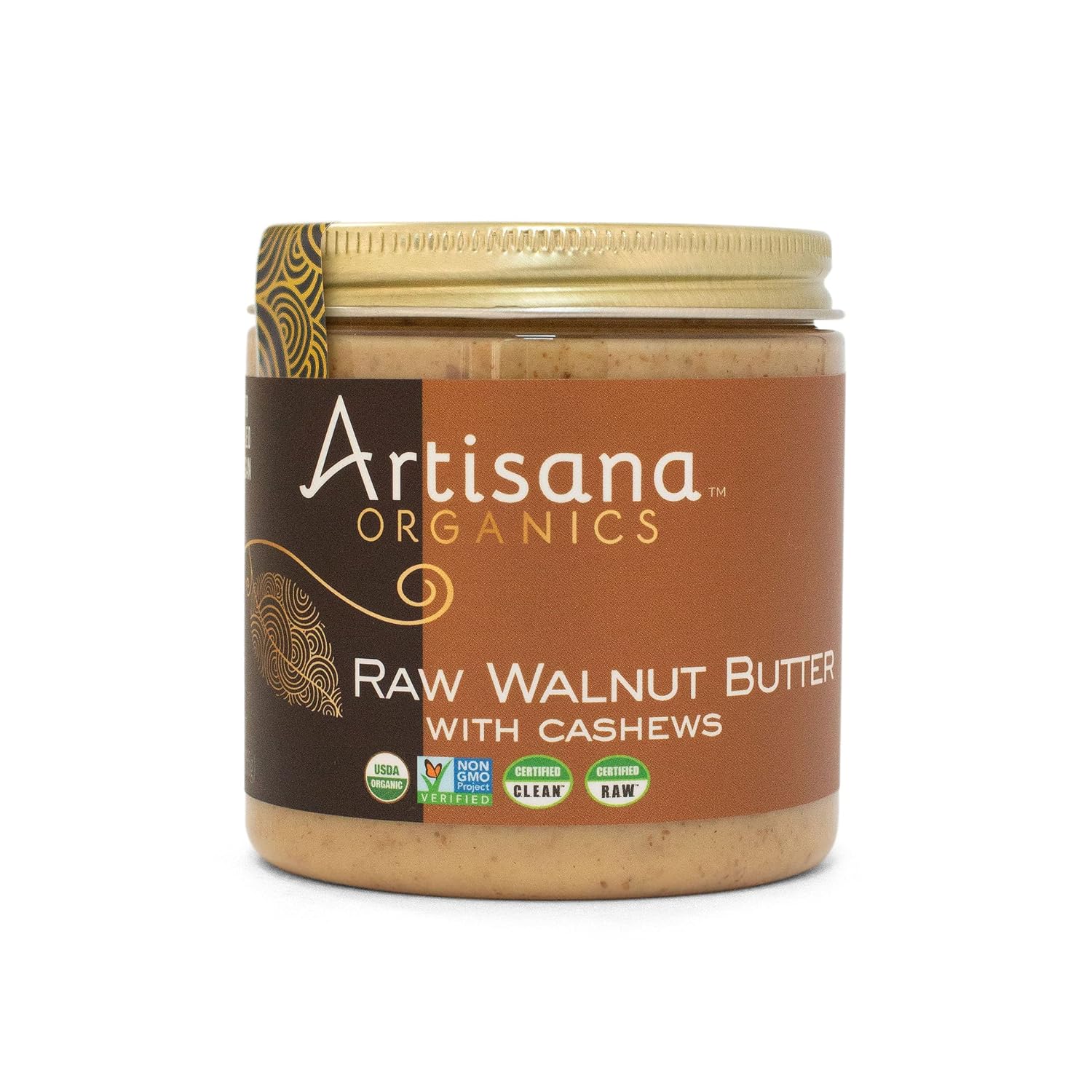 Artisana Organics Raw Tahini Sesame Seed Butter - Just One Ingredient, Unroasted, Vegan, Paleo and Keto Friendly, Non-GMO, 14oz Jar