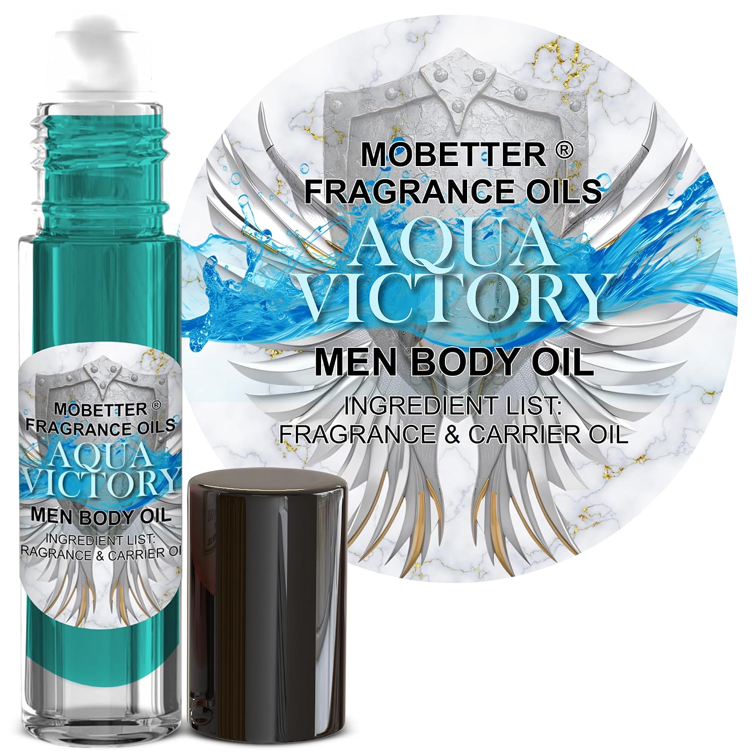 MOBETTER FRAGRANCE OILS Agua Duo Geo Men Fragrance Body Oil