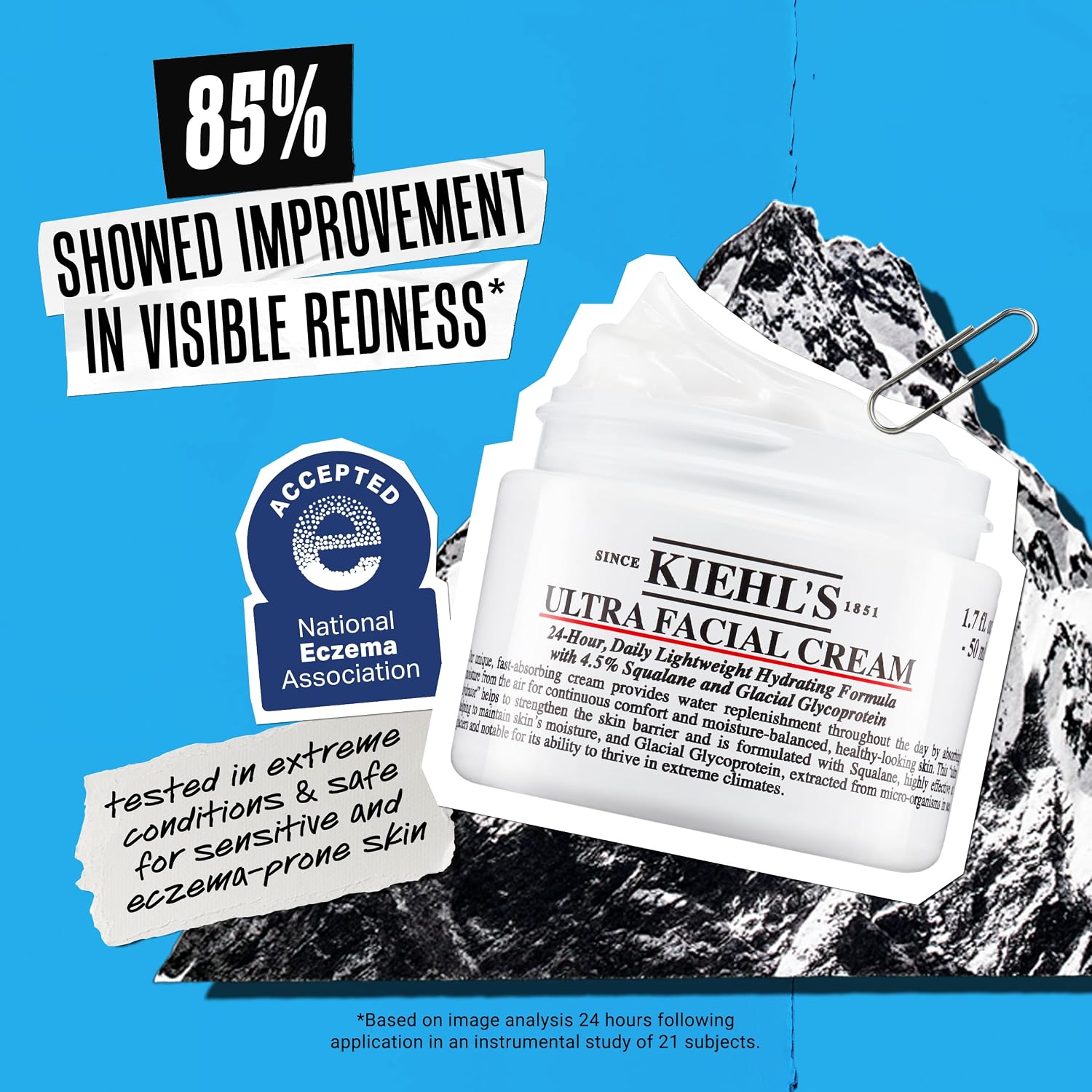 Kiehl's - Ultra Facial Cream Daily Moisturizer with 4.5% Squalane | Face Cream for Long-Lasting Hydration & Moisture - Fragrence Free & Suitable for All Skin Types