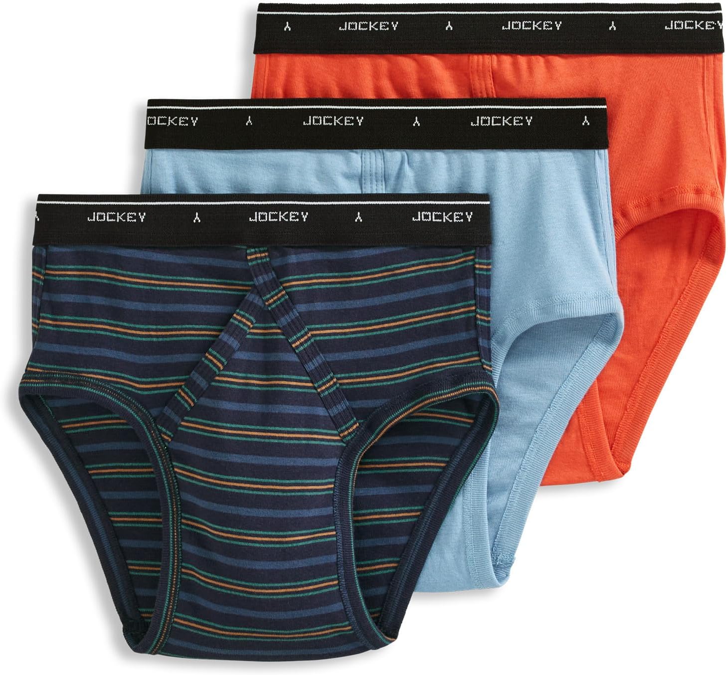 Jockey Classic Low Rise Brief- 3 Pack - 100% Cotton Underwear for Men