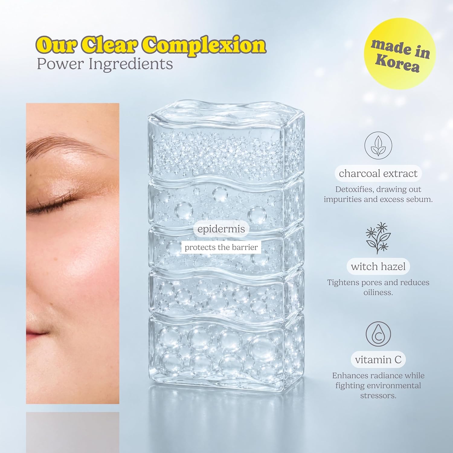 ESW Beauty Strawberries & Cream Soothing Face Mask, Korean Skin Care 1 Pack