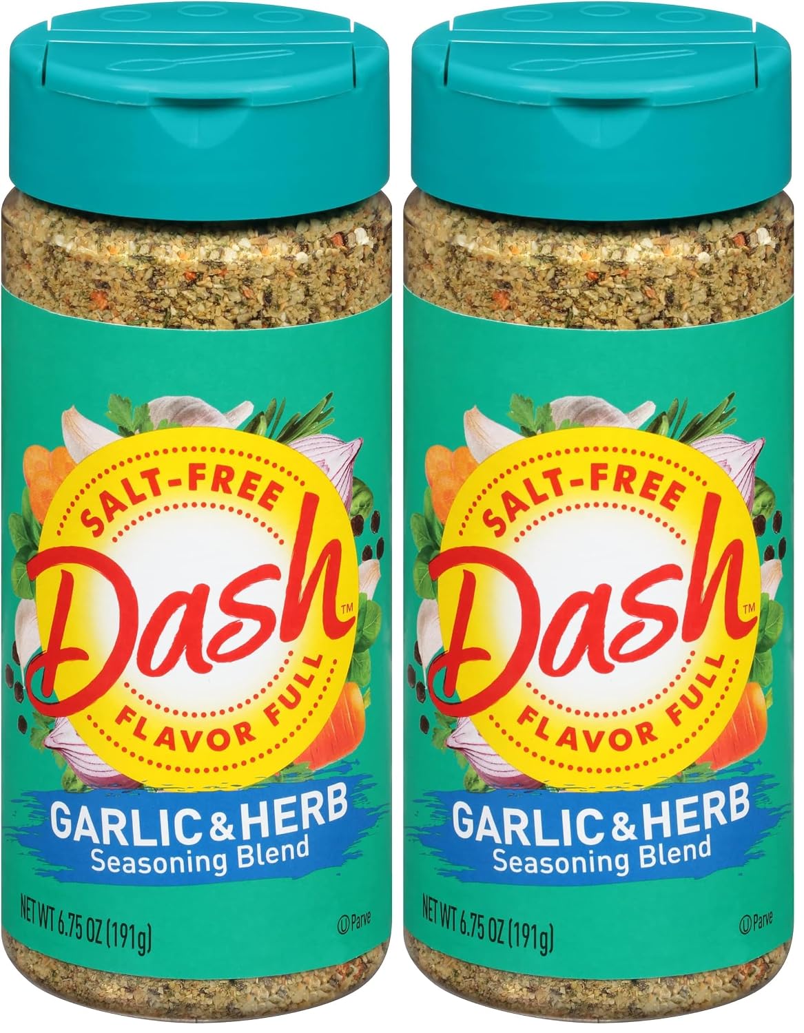 Dash Salt-Free Seasoning Blend, Garlic & Herb, 6.75 Ounce