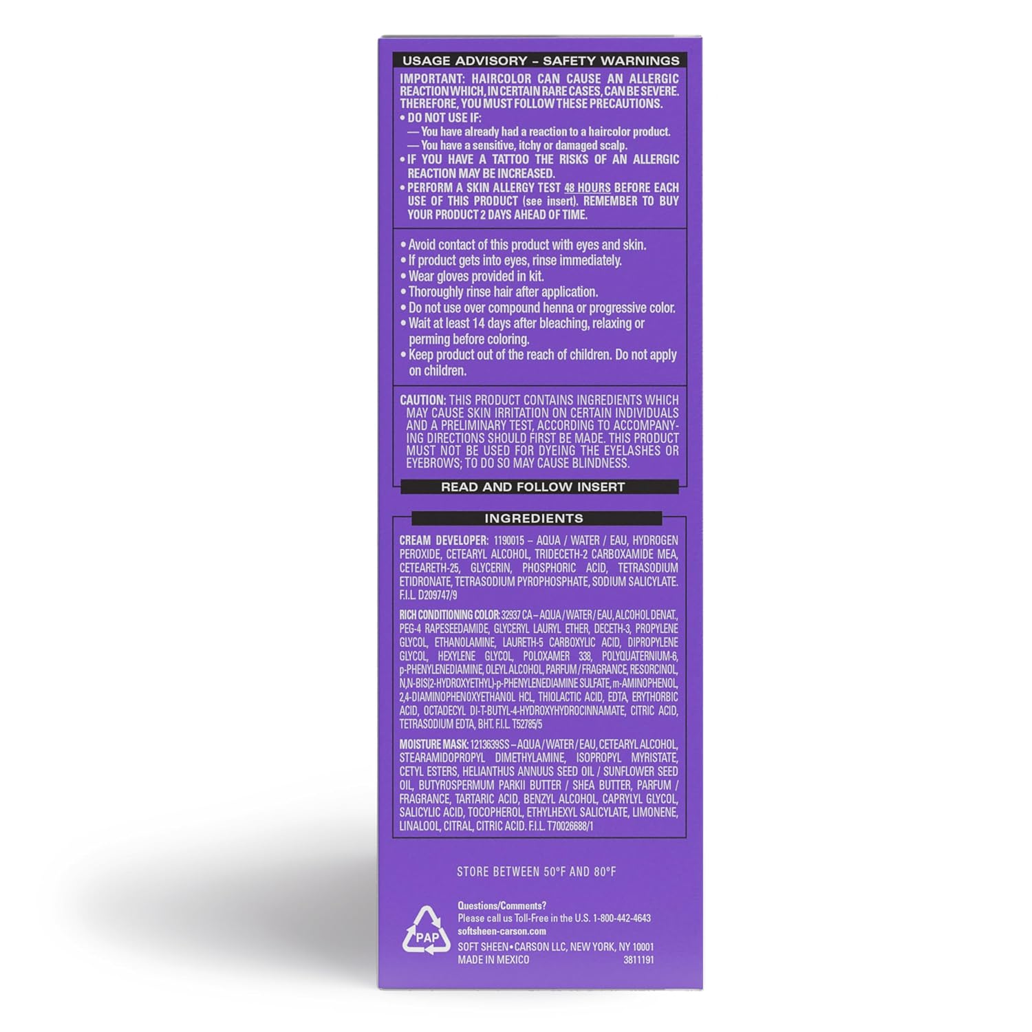 SoftSheen-Carson Dark and Lovely Fade Resist Rich Conditioning Color, Honey Blonde 378