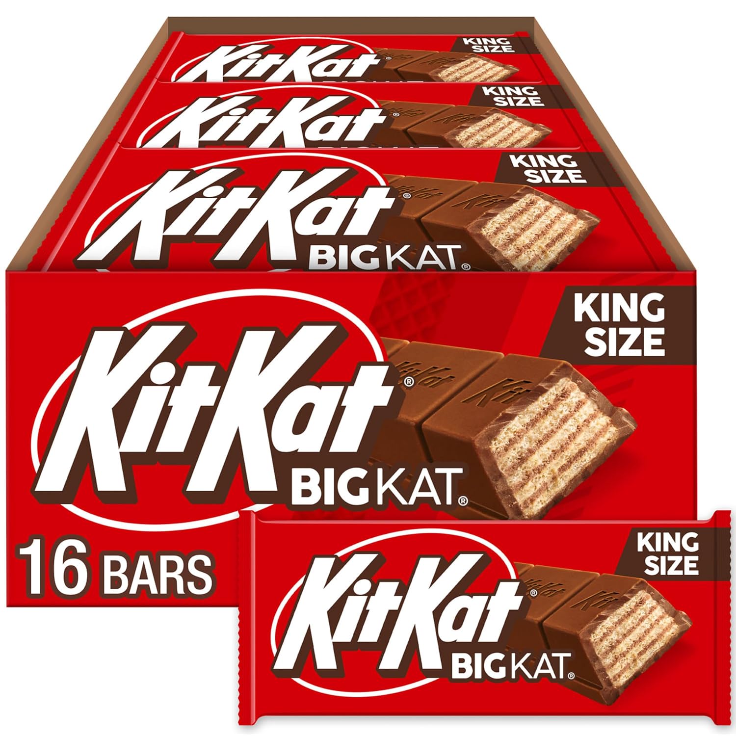 KIT KAT Milk Chocolate Wafer Candy Bar, 1.5 oz