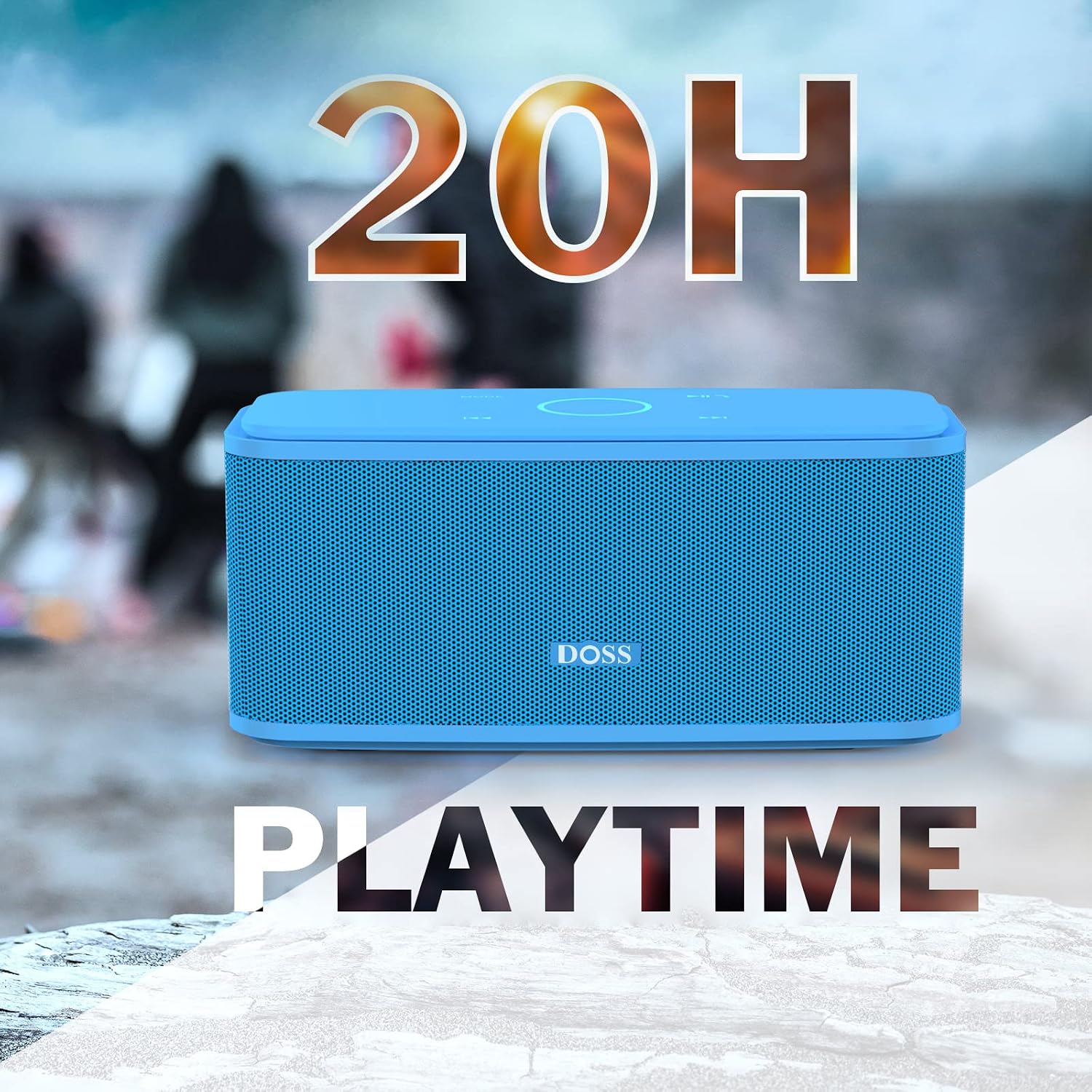 DOSS SoundBox Touch Wireless Bluetooth Speaker-12W HD Sound with Rich Bass