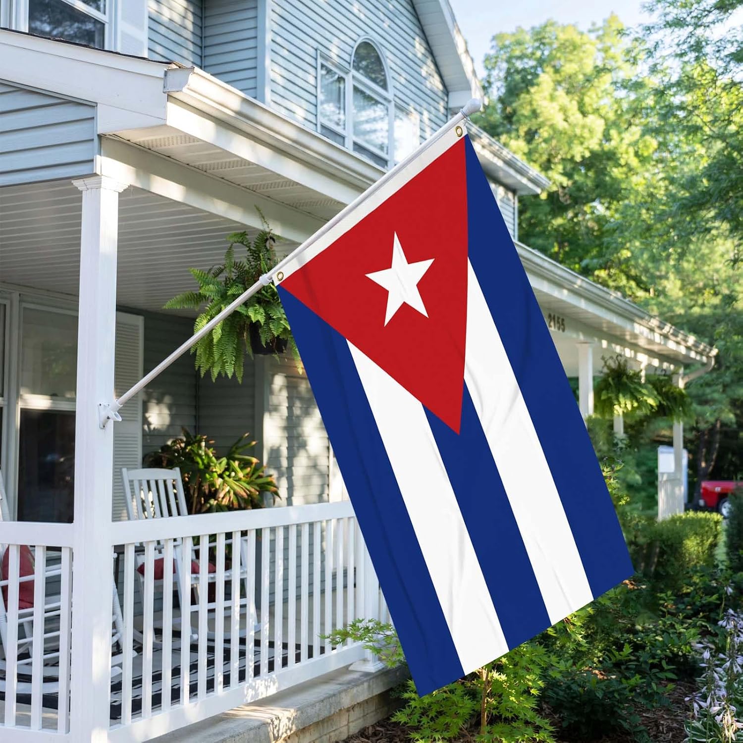Nicaragua Flag Nicaraguan National Banner 3X5 FT Indoor Walls, Outdoor | Gardens, Decks, Car,Nicaragua Flags Decorations