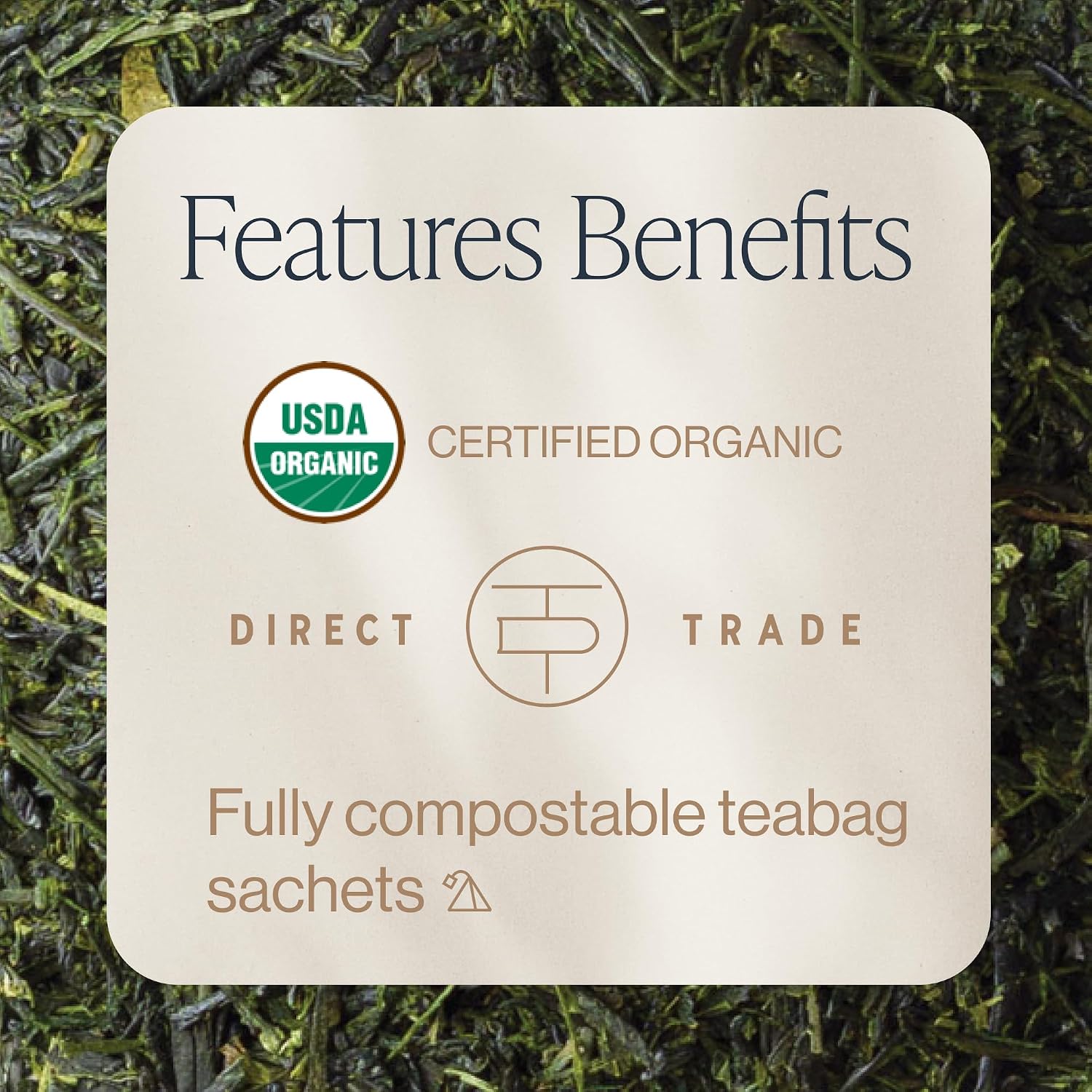 Rishi Tea Sencha Green Japanese Organic Sachet Tea Bags, Caffeinated, 15ct | Classic Japanese Sencha Green Tea, Enjoy Hot or Iced, Sustainable, 15 Servings
