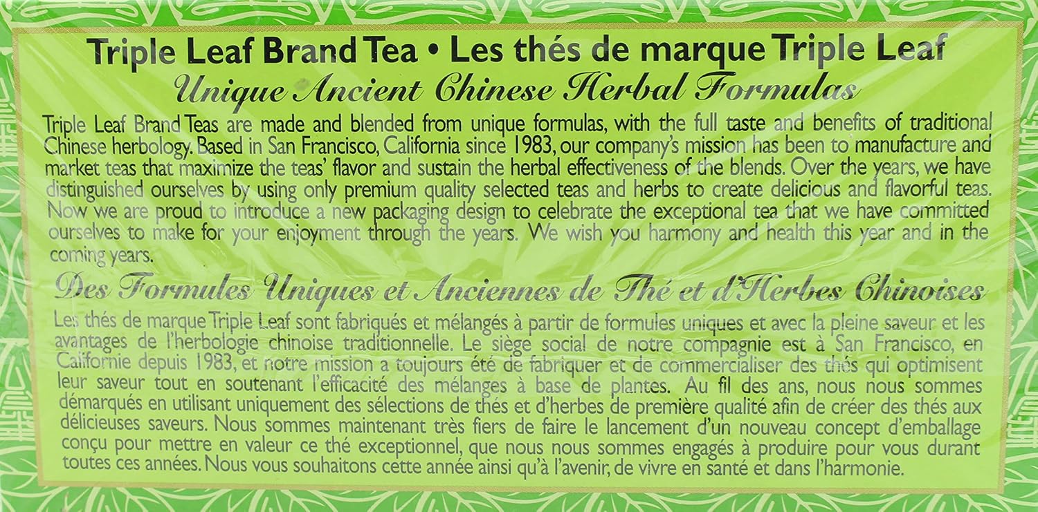 Triple Leaf Brand Dieters' Tea, Green, 20-Count