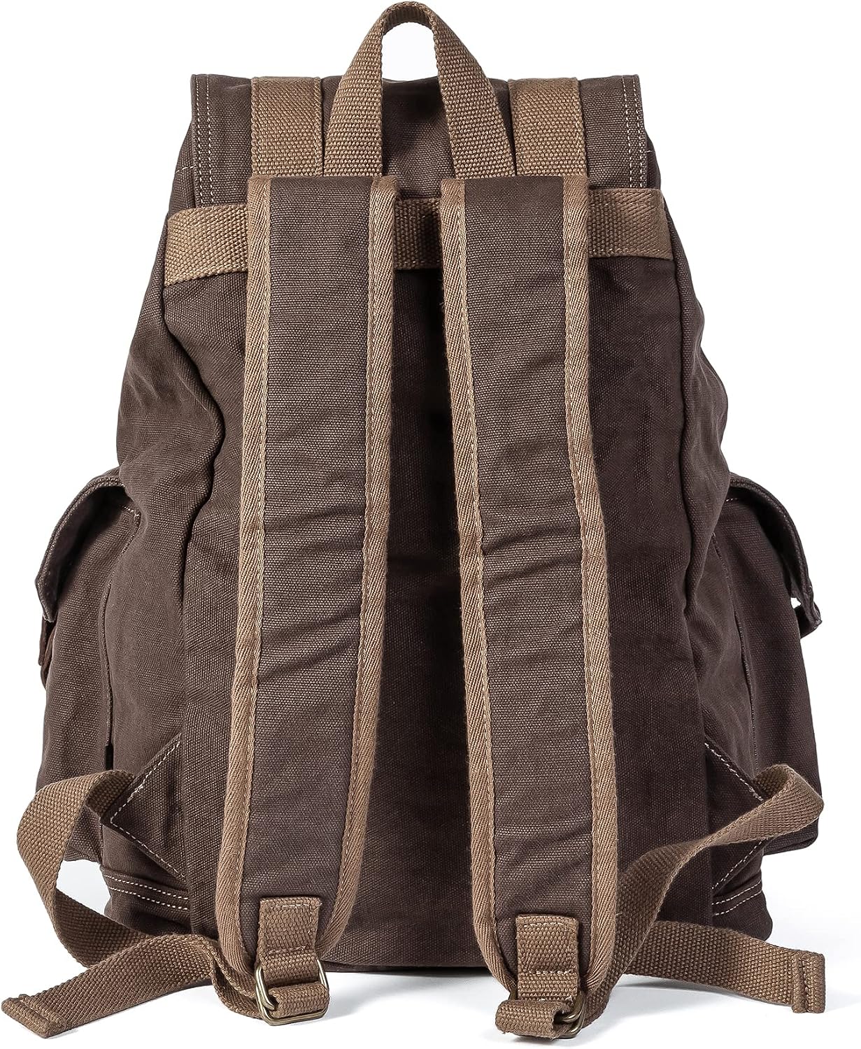 GOOTIUM 21101AMG Specially High Density Thick Canvas Backpack Rucksack, Field Tan, Large