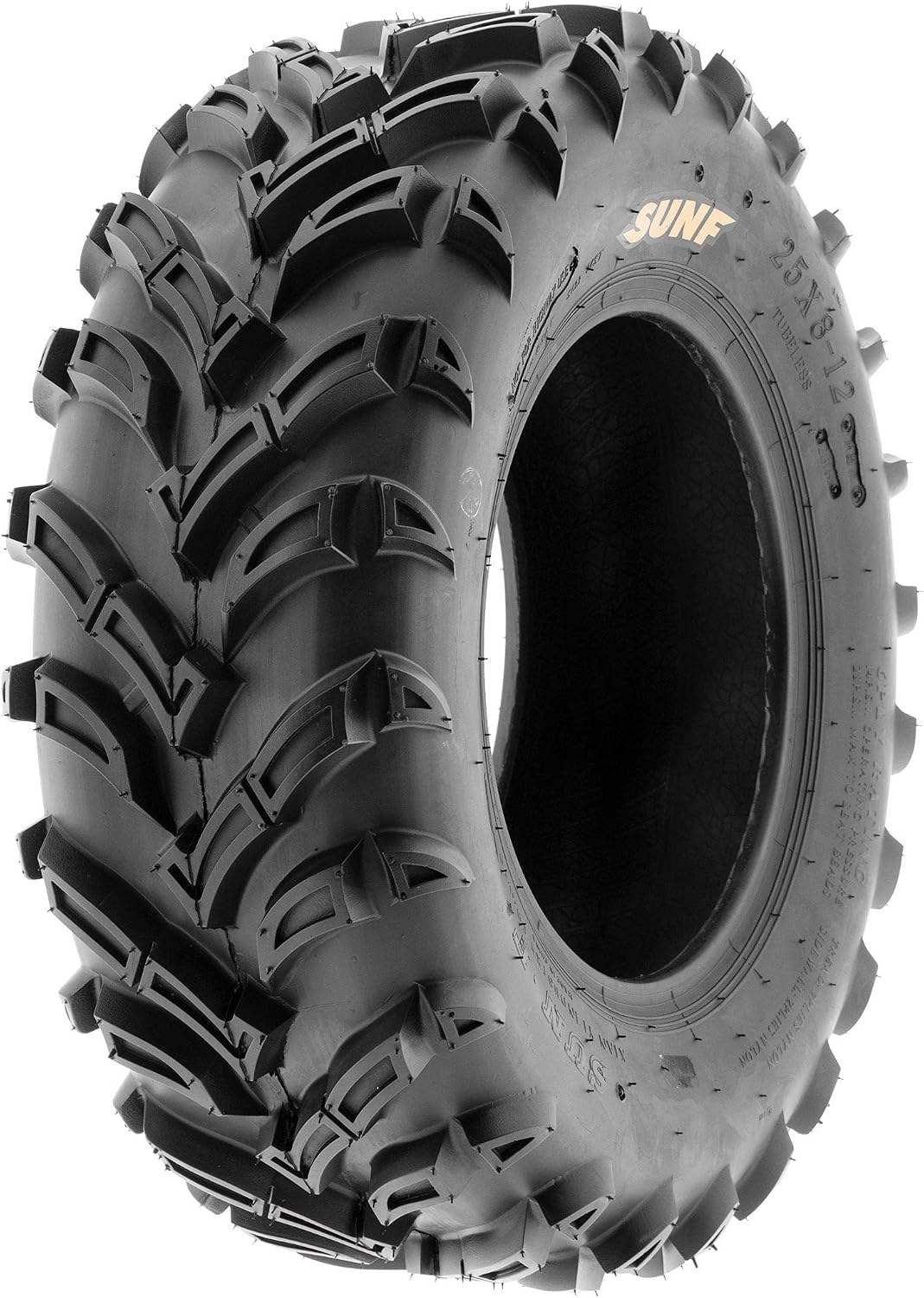 Set of 4 SunF A024 AT-Mud-Trail ATV UTV 23x8-11 Front & 22x11-9 Rear off-road Tires, 6 PR, Tubeless
