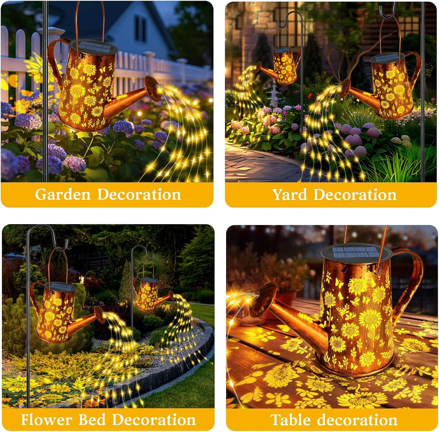 Solar Light Replacement Top Parts 4 Pack(Top Size 3.31 inch