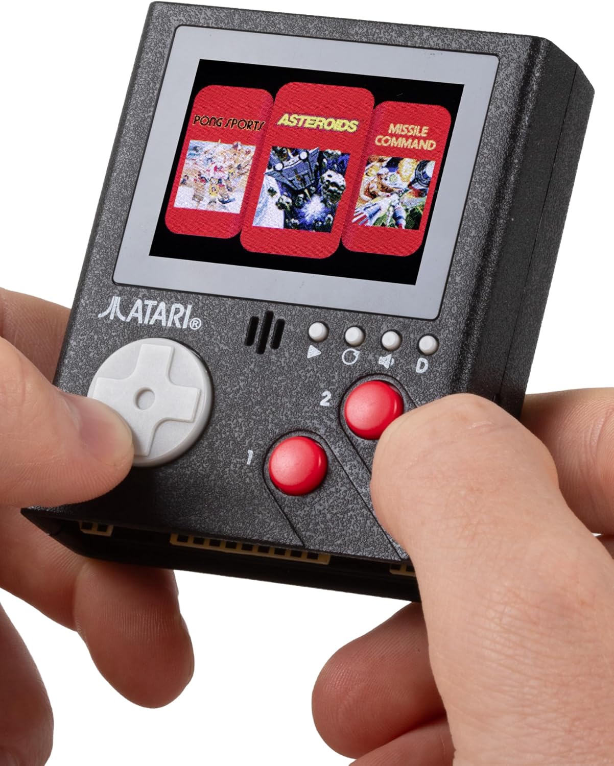 Mini Retro Games Console, 150 in-Built Games, 8-Bit Retro Gaming Handheld Console, 1.8” Full Colour LCD Screen Pocket Console, Immersive Sound Games Console - ThumbsUp!