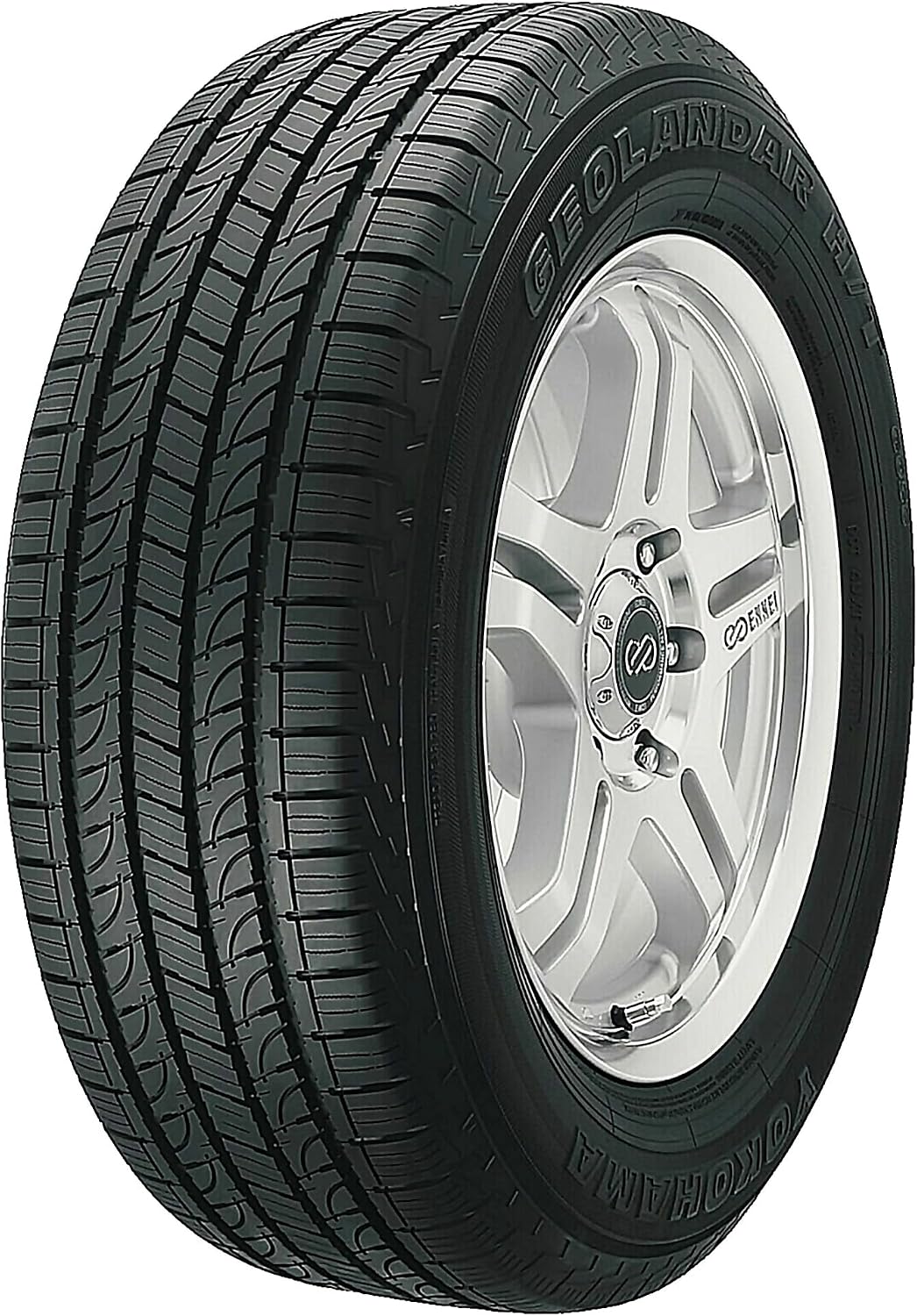 Yokohama GEOLANDAR H/T G056 All-Season Radial Tire - 245/60R18 104H | Truck/SUV Highway All Season Traction 104H Rated Standard Load Radial Construction Black Sidewall Tire