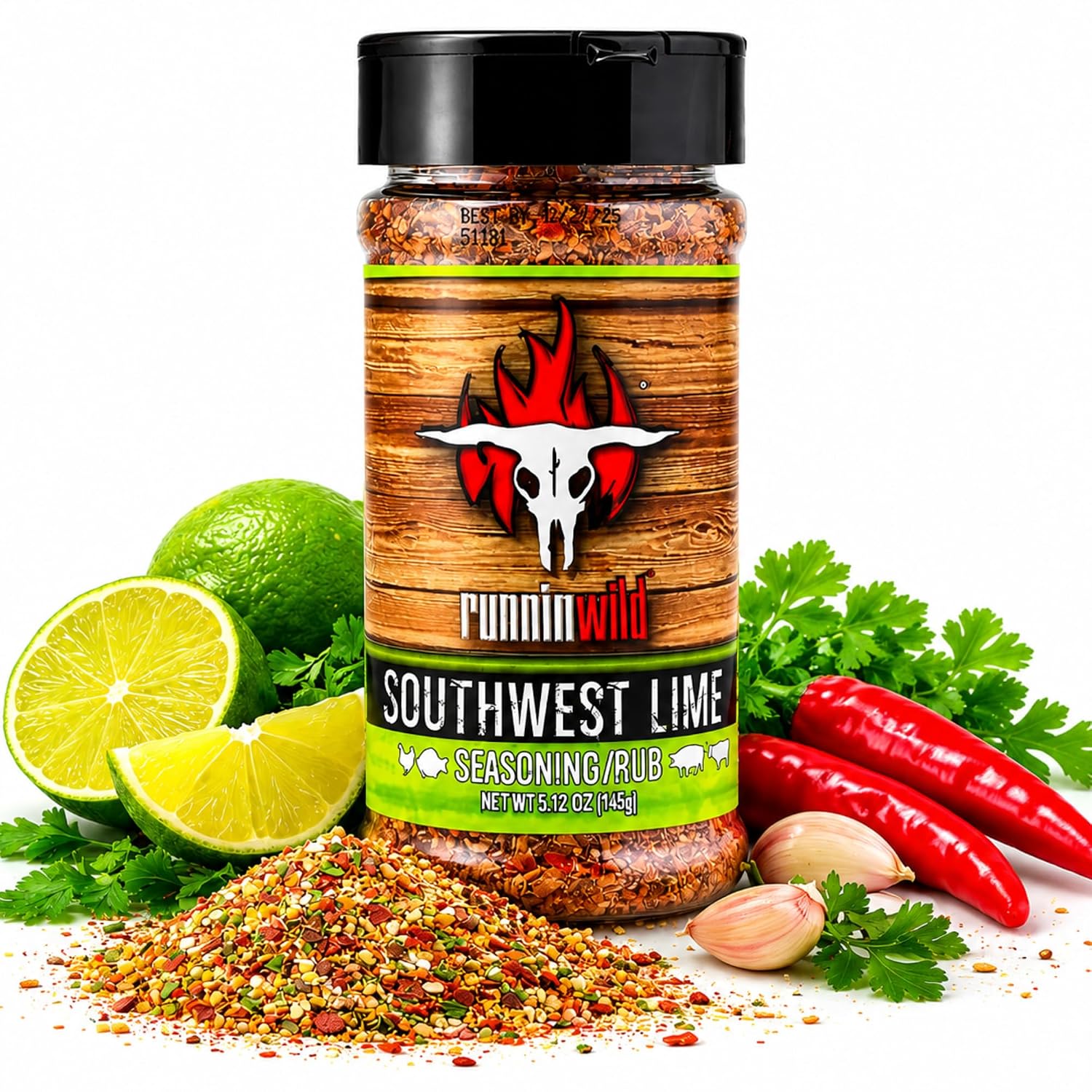 Gourmet Brisket Seasoning | Brisket Rub for Smoker or Grill | No Artificial Flavors | No MSG added | Runnin’ Wild Foods, 6.4 ounces