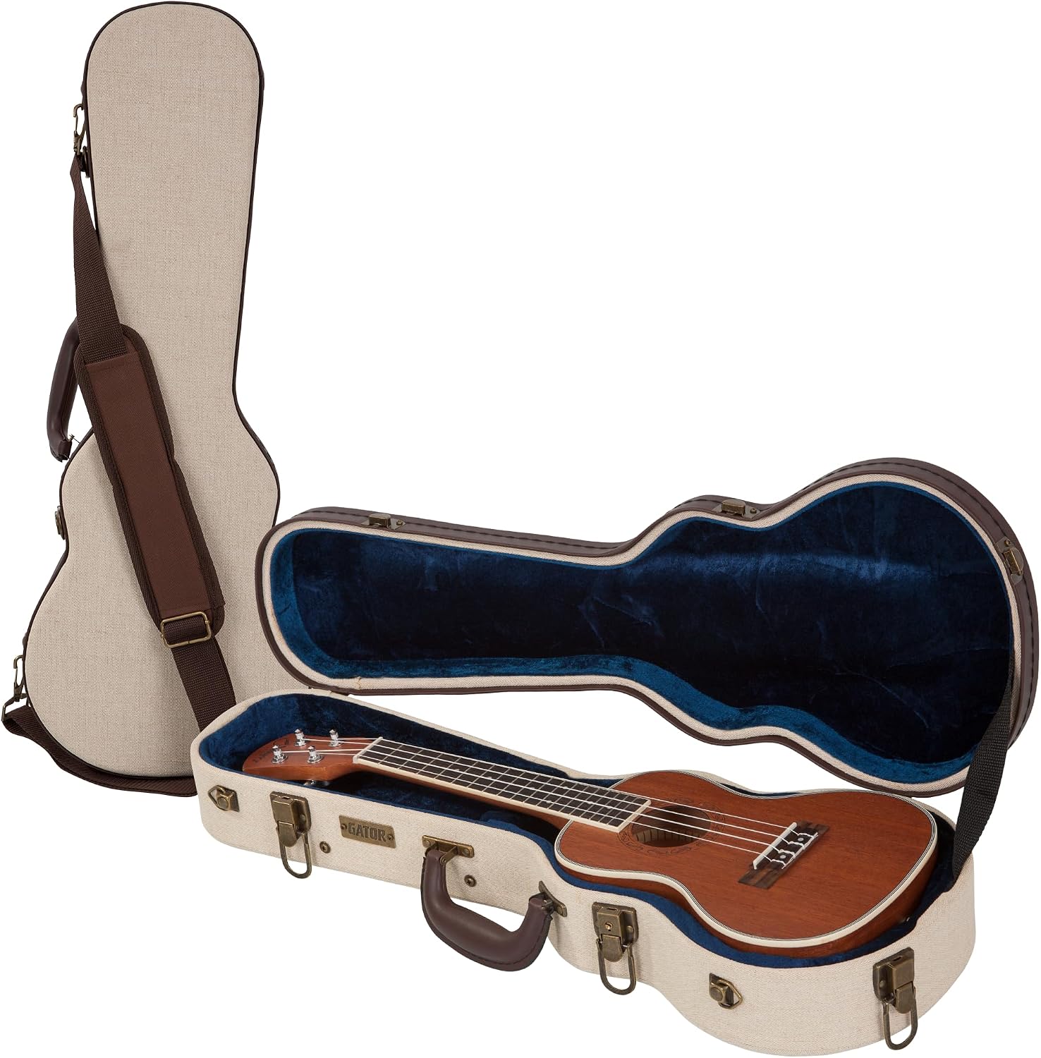 Gator Cases Journeyman Series Deluxe Wood Case for Resonator Style Acoustic Guitars (GW-JW RESO)