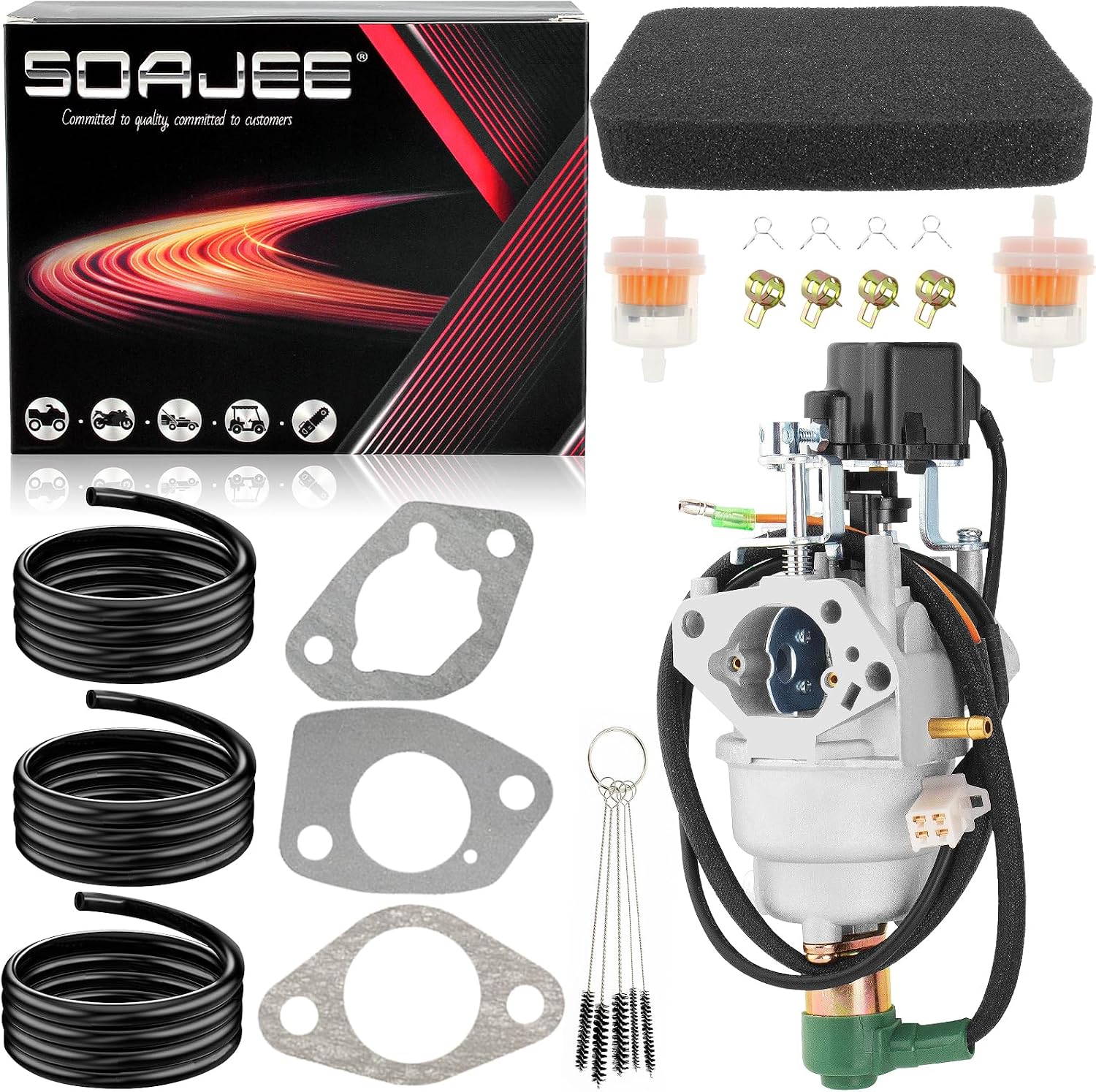 Carburetor Compatible with Harbor Freight Predator 9500 watt 459cc Quiet Inverter Generator 57080 59188
