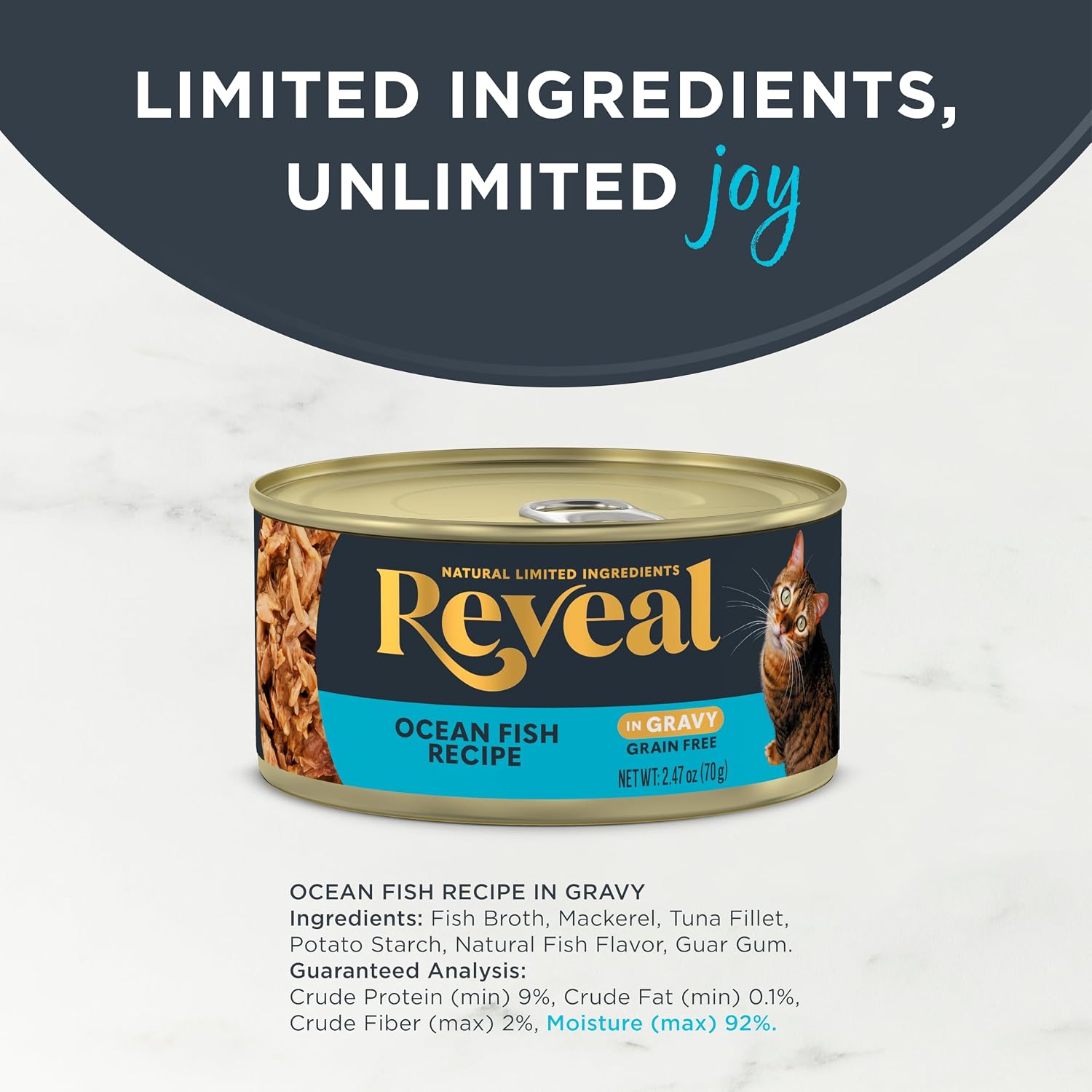 Reveal Tuna in Gravy Wet Cat Food 24-Pack 2.47 oz Cans