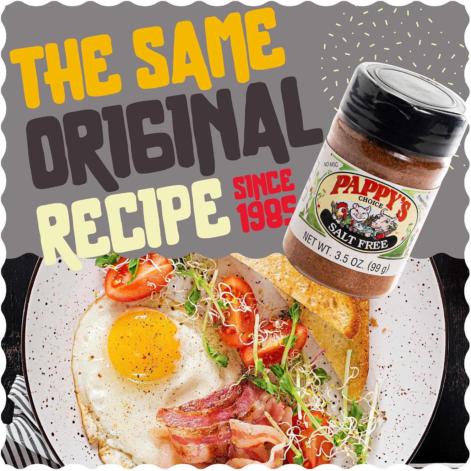Pappy's Choice Original Seasoning, 32 Oz | California's Legendary Seasoning Blend, Santa Maria Style, Perfect for BBQ, Beef, Burgers, Brisket, Tri-tip and Steak