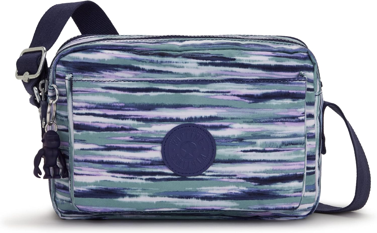 Kipling Women’s Abanu Medium Crossbody Bag, Lightweight, Adjustable Nylon Waist Pack with Multi-Compartment Zip Pockets