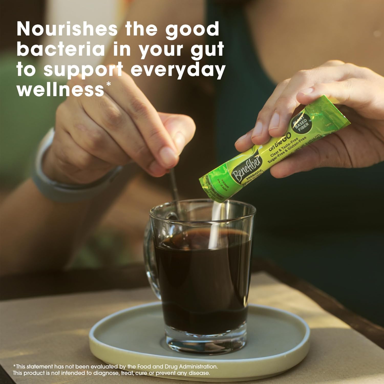 Benefiber On The Go Prebiotic Fiber Supplement Powder for Digestive Health, Daily Fiber Powder