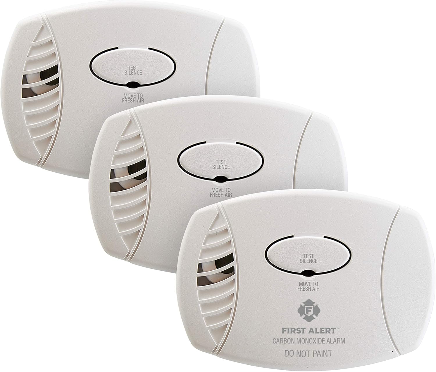 First Alert CO600-3 Plug-In Carbon Monoxide Alarm, 3-Pack | CO600 3-Pack