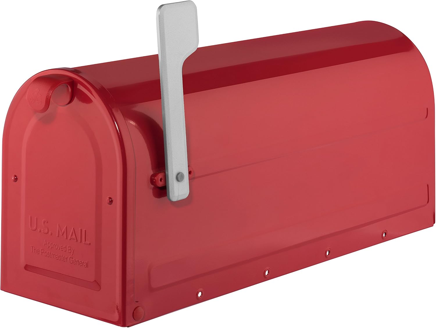 ARCHITECTURAL MAILBOXES 7600P-10 MB1 Mailbox, Medium, Pewter | Galvanized steel build for outside with rust-resistant powder-coat finish and a magnetic door closure. USPS approved.