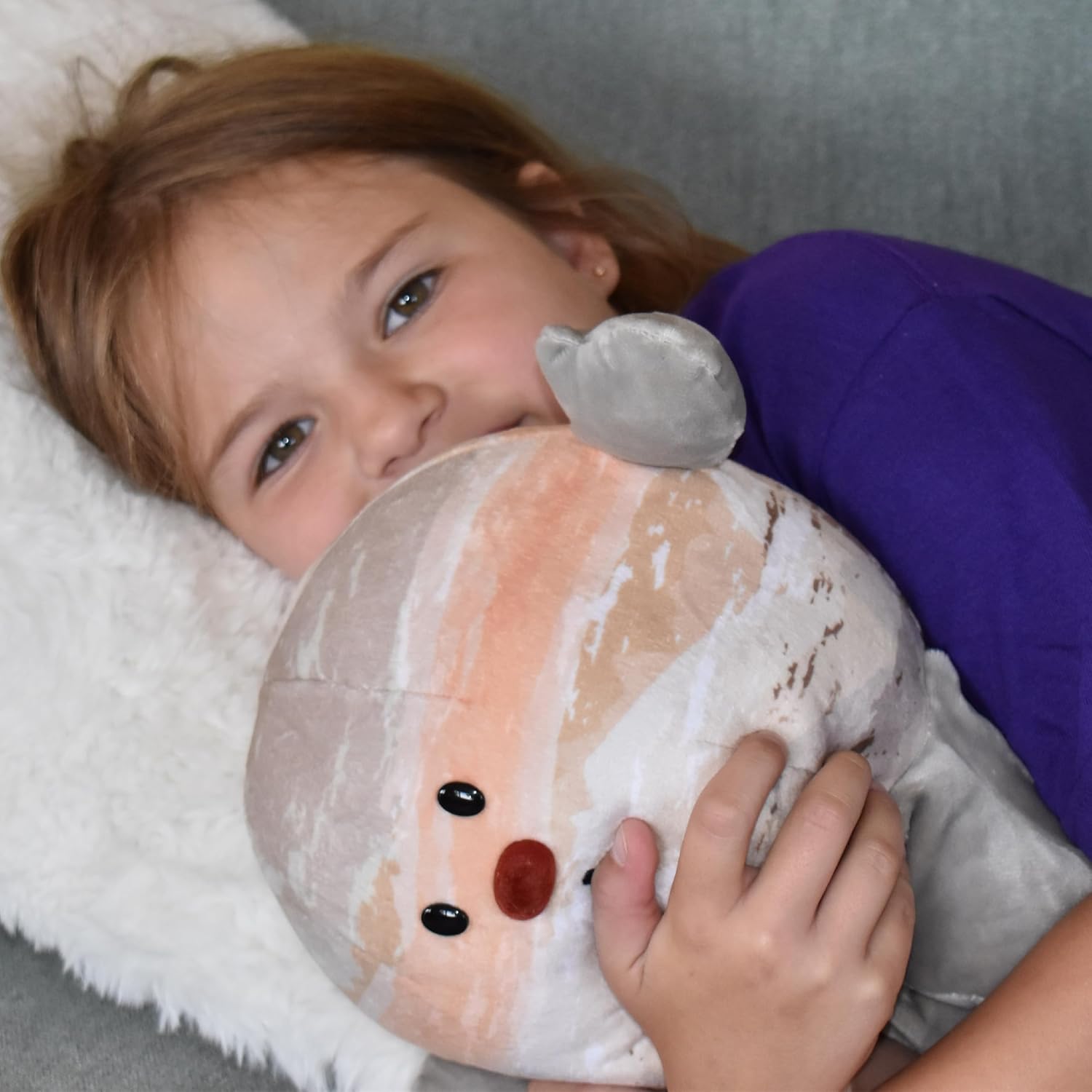 Celestial Buddies Jupiter Buddy | 12" Soft Stuffed Plush, Embroidered Features, Fun Planet Facts Tag for Kids – STEM Learning, Educational Gift