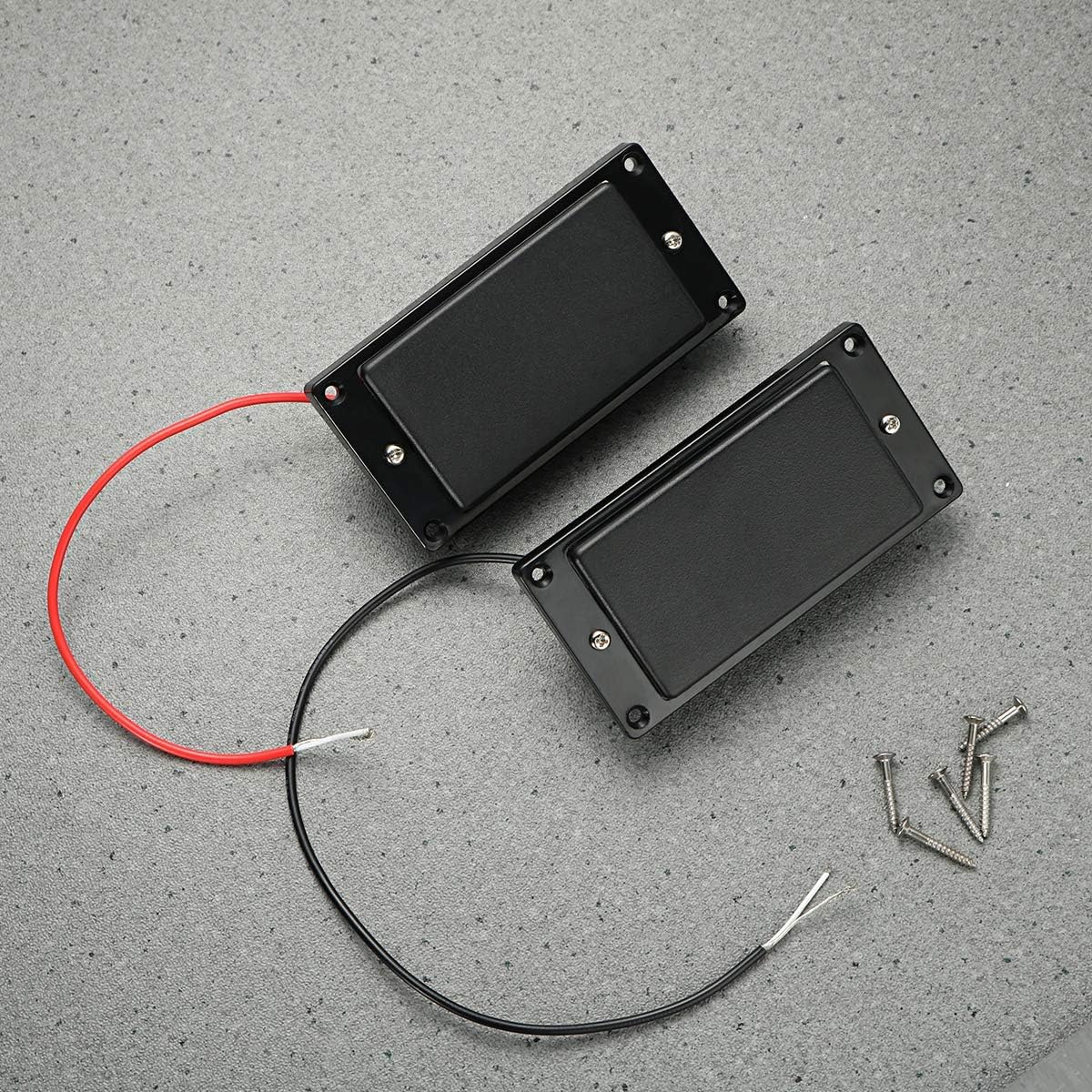 Foxnovo Professional Sealed Humbucker Pickups Set for Gibson Epiphone Les Paul Guitars (Black)