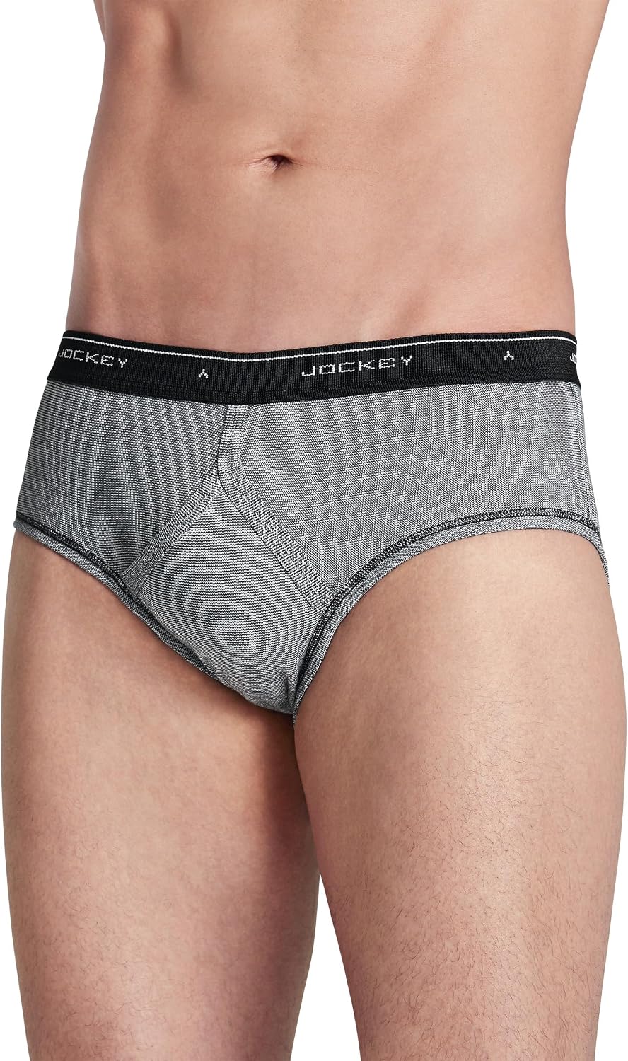 Jockey Classic Low Rise Brief- 6 Pack - 100% Cotton Underwear for Men