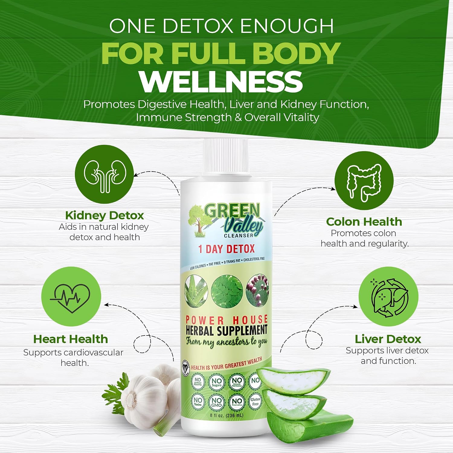 – Natural Herbal Colon Cleanse Detox Supplement | Supports Digestion, Bloating Relief & Regularity | 8 oz Liquid