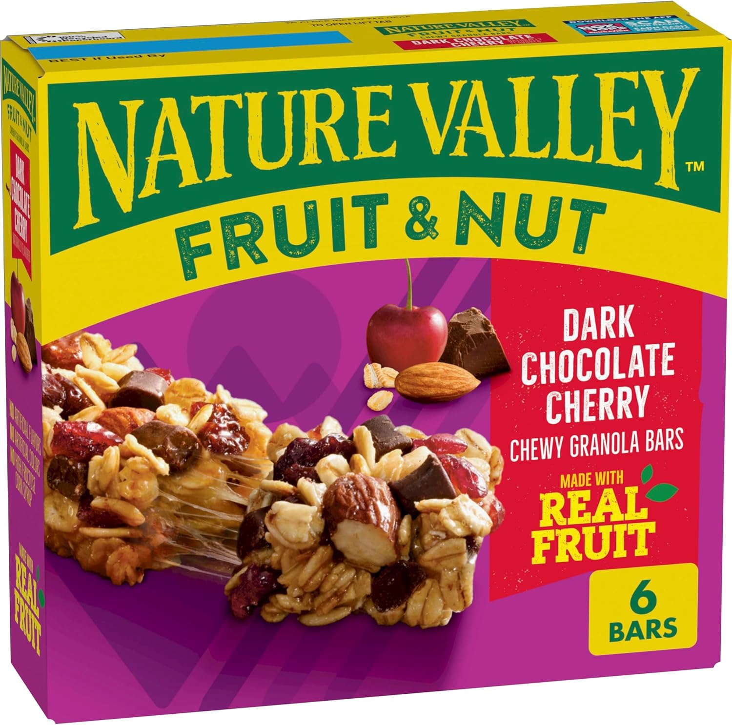 Nature Valley Almond Raisin & Cranberry Chewy Fruit & Nut Bar, 15 ct