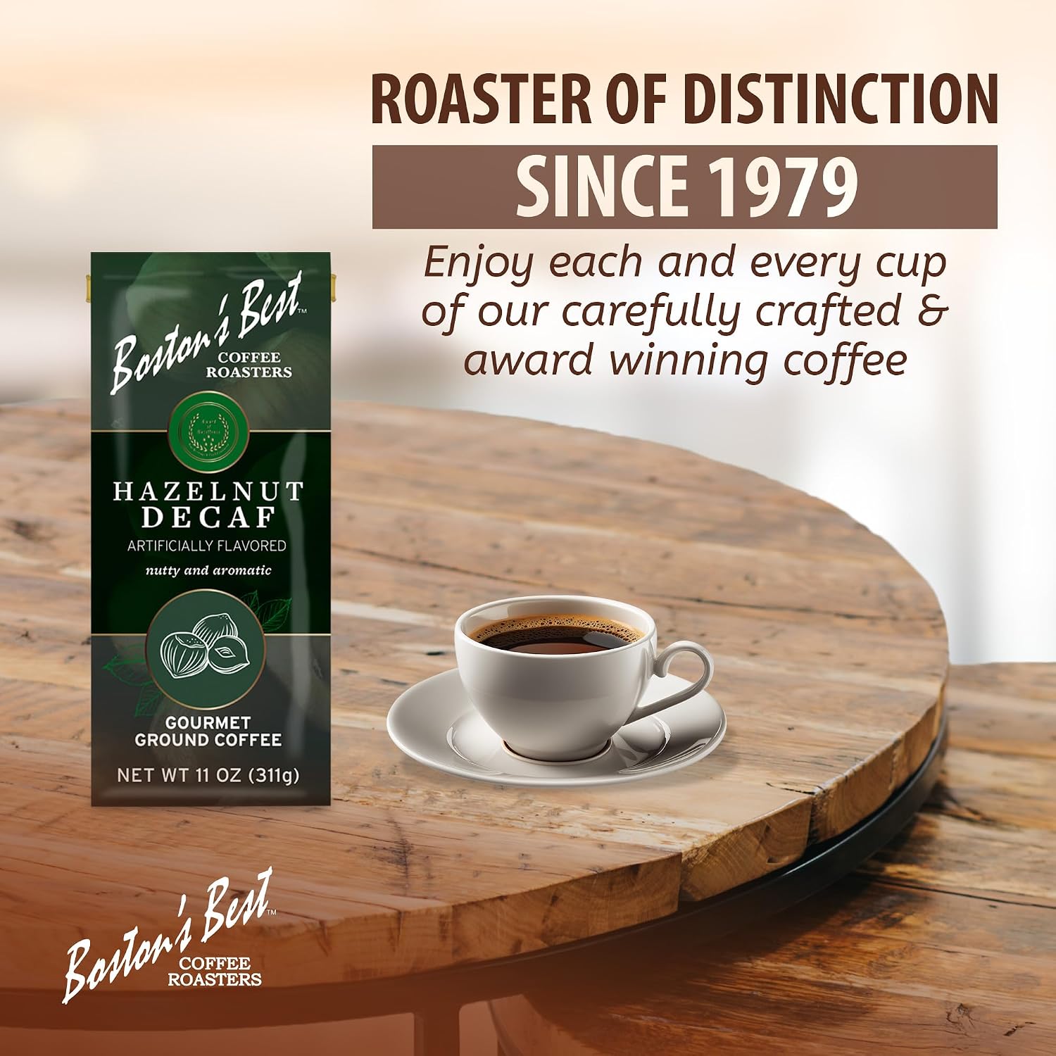 Boston’s Best Coffee - Fall-Inspired Pumpkin Spice Medium Roast Gourmet Delicious Flavored Coffee, Premium Ground - 11 oz. / 311 g Bag