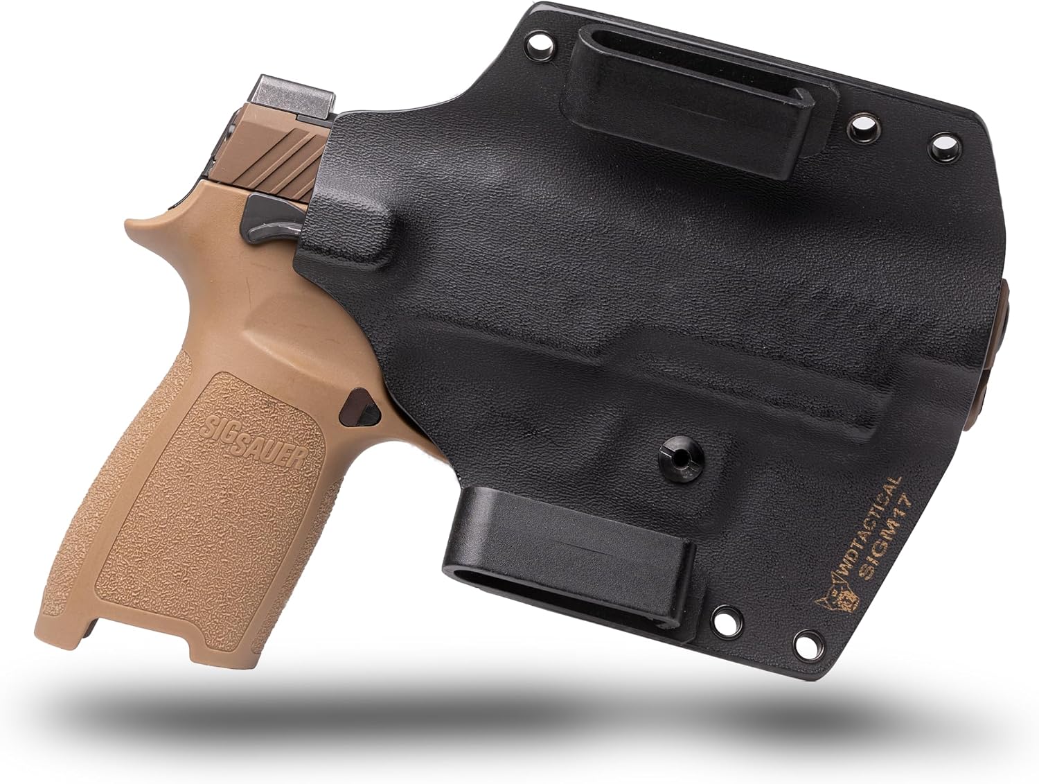 Kydex Holster – OWB and IWB Carry with Reversible Clips, Adjustable Cant and Retention – OVER 200+ MODELS AVAILABLE, Glock, Sig Sauer, CZ, FN, Smith & Wesson, Springfield, TTI & MORE