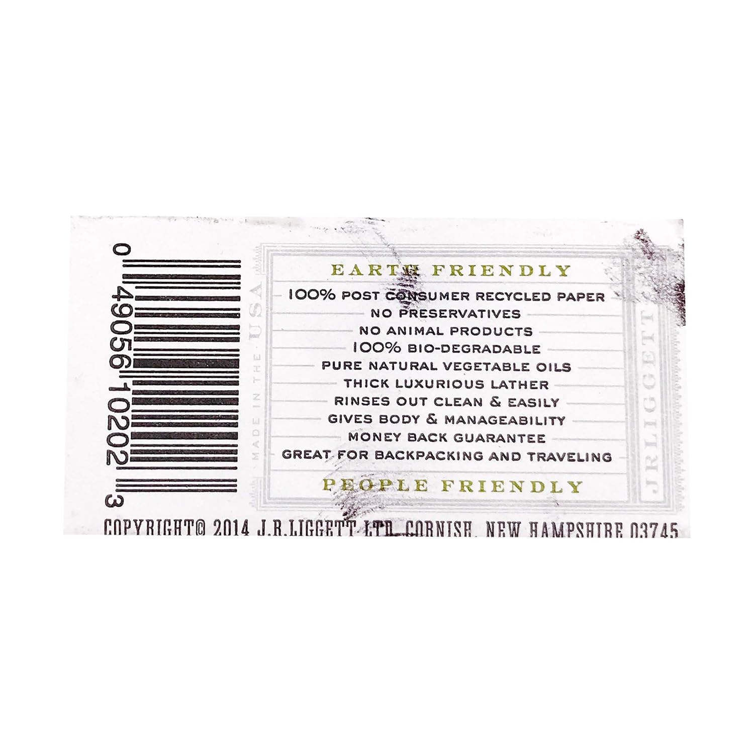 J.R.LIGGETT'S Moisturizing Formula Shampoo Bar Restores Softness 3.5 oz | All-Natural Solid Shampoo Bar Hair Cleanser with Coconut Oil and Aloe Vera, Fragrance-Free, Sulfate-Free