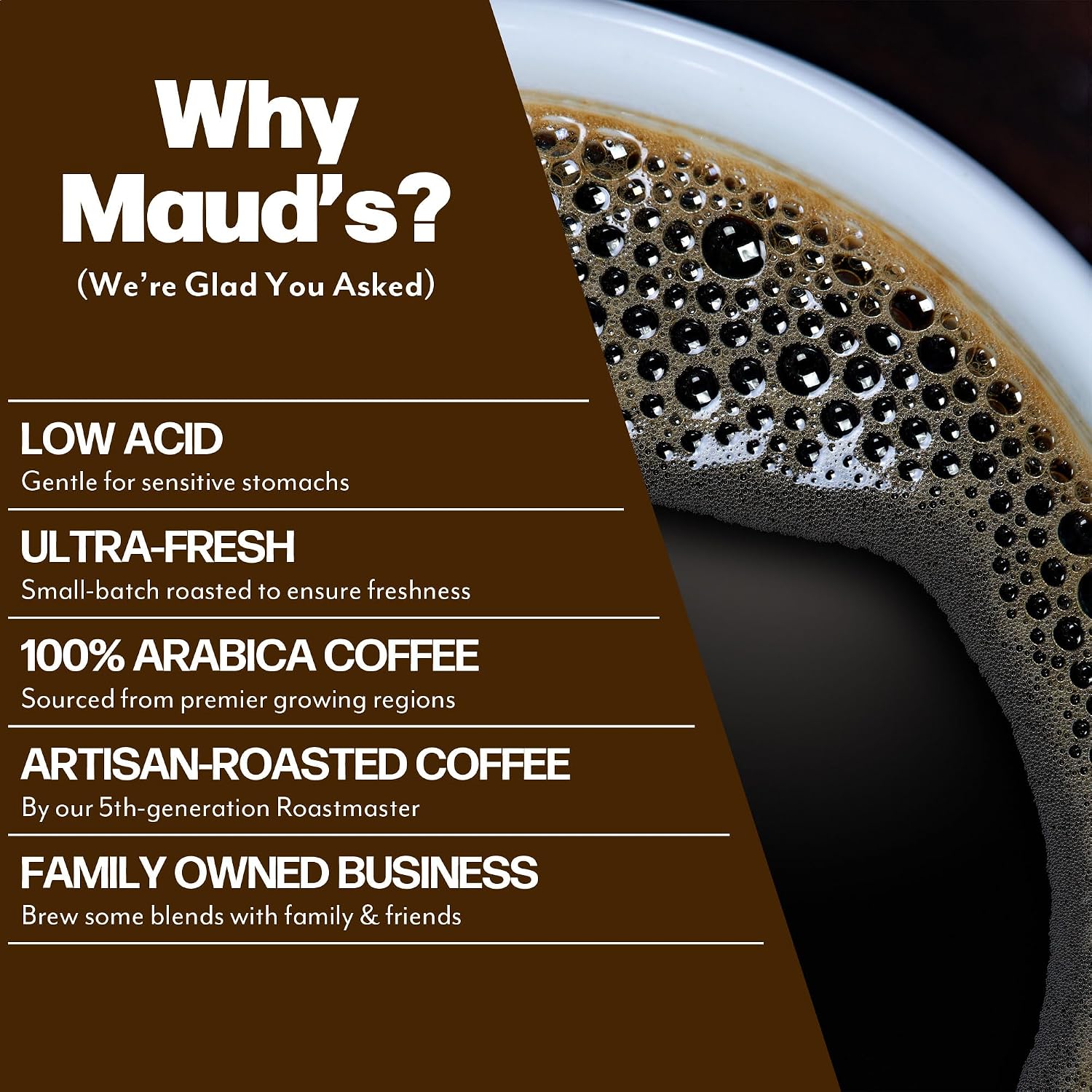 Maud's Dark Roast Coffee Pods, 100ct | Dark Roast Coffee in Single Serve Pods – Compatible with Keurig Coffee Makers