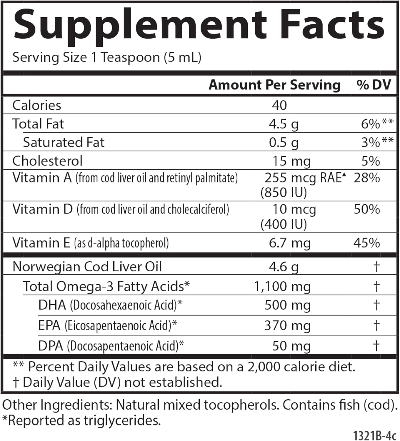 Carlson Cod Liver Oil, 1100 mg, Omega-3s, Lemon, 500 mL (16.9 Fl Oz) | plus Vitamins A and D3; Wild Caught Norwegian Arctic Cod Liver Oil; Sustainably Sourced Nordic Fish Oil Liquid