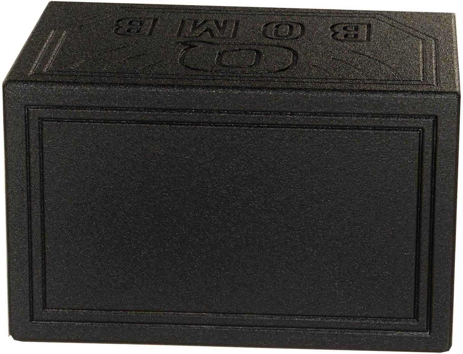 Qpower Single 12" Vented Ported Car Subwoofer Sub Box Enclosure, QBOMB12VL - Single Cab Bass Woofer Speaker Box System for Vehicle or Truck Audio