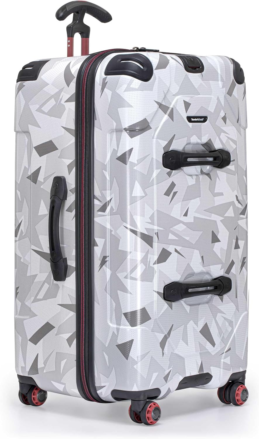 Traveler's Choice Maxporter II Polycarbonate Hardside Trunk with Spinner Wheels, Navy, 31-Inch Large Trunk