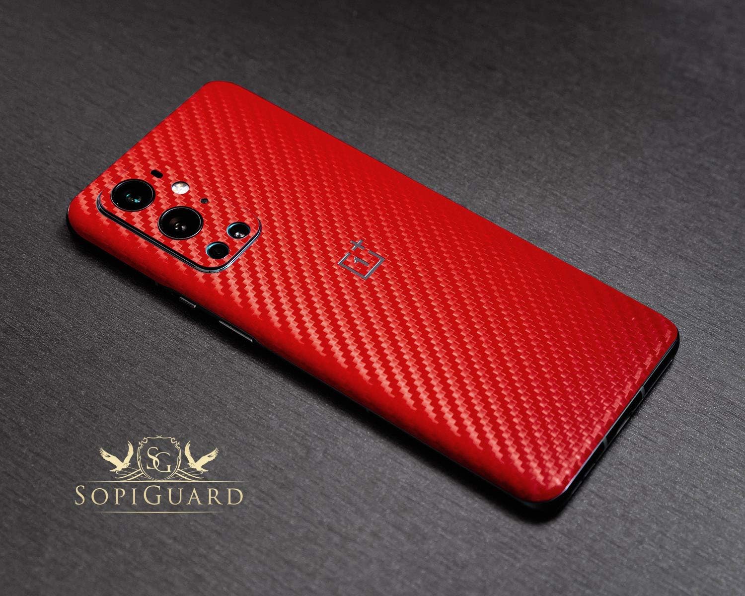 SopiGuard Sticker for Surface Duo Phone Edge-to-Edge Precision Vinyl Skin Wrap (Leather Textured)