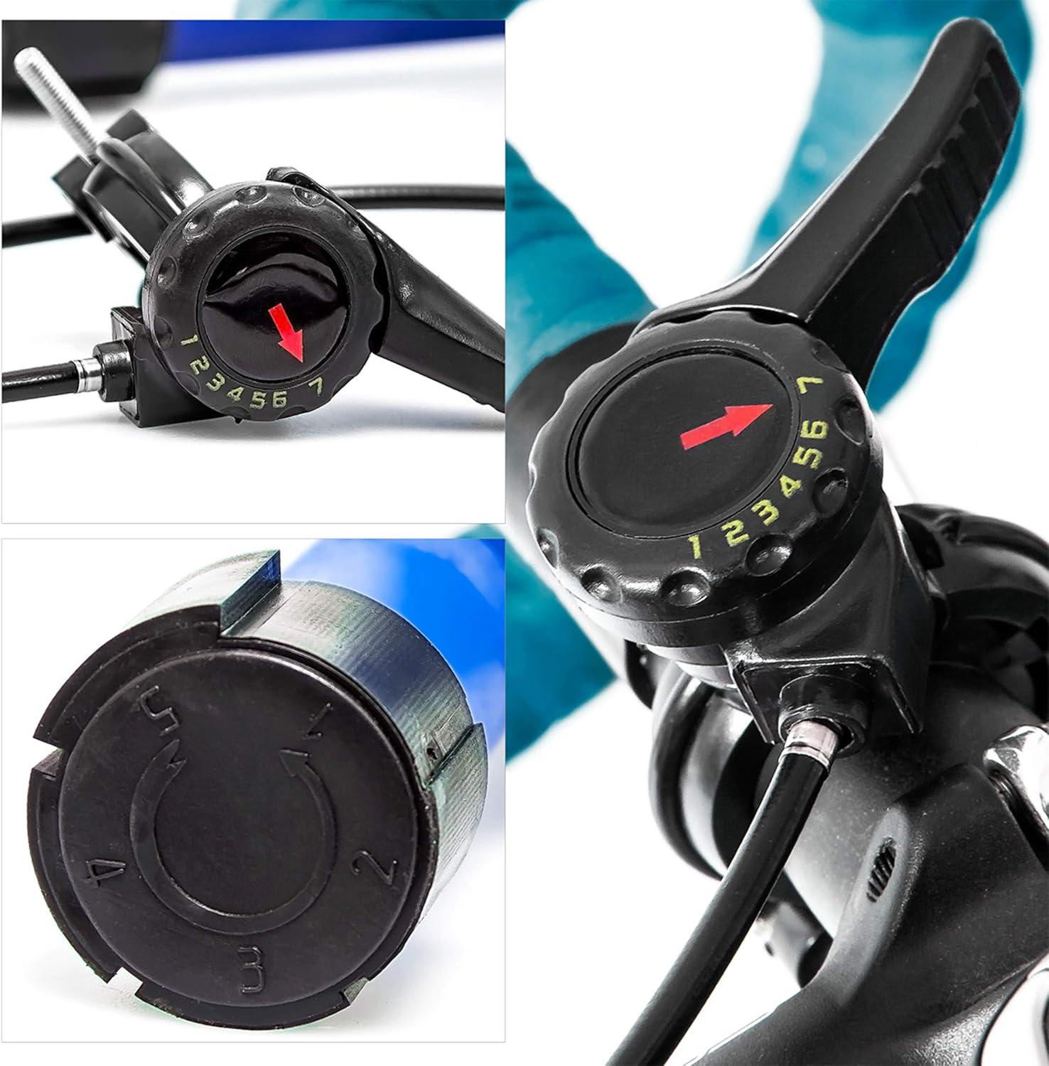 RelaxdaysRelaxdays Indoor Bicycle 7 Resistance Turbo Trainer -