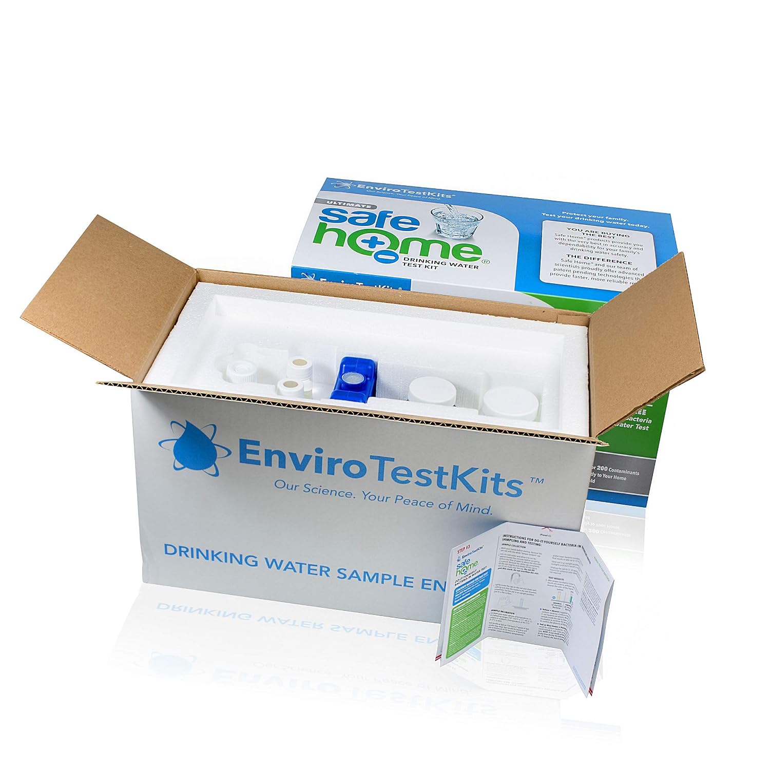 Safe Home® 200-in-1 Ultimate Drinking Water Test Kit – Tests for 200 Parameters at our EPA Certified Lab – Home Inspections, Mortgage Loans, Real Estate Transactions, & More