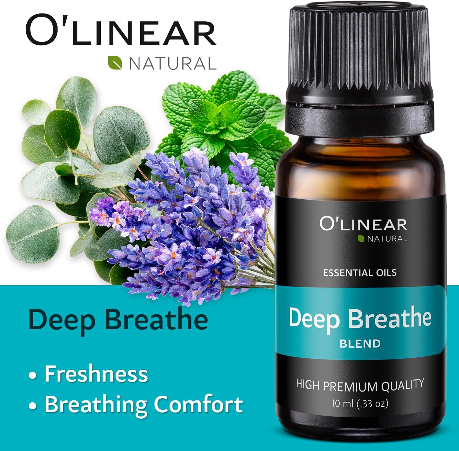 O'linear Essential Oils 6 Blends Set - Perfect for Humidifiers and Diffusers, Aromatherapy Diffuser Oils Scents, Essential Oil Kit for Home Use