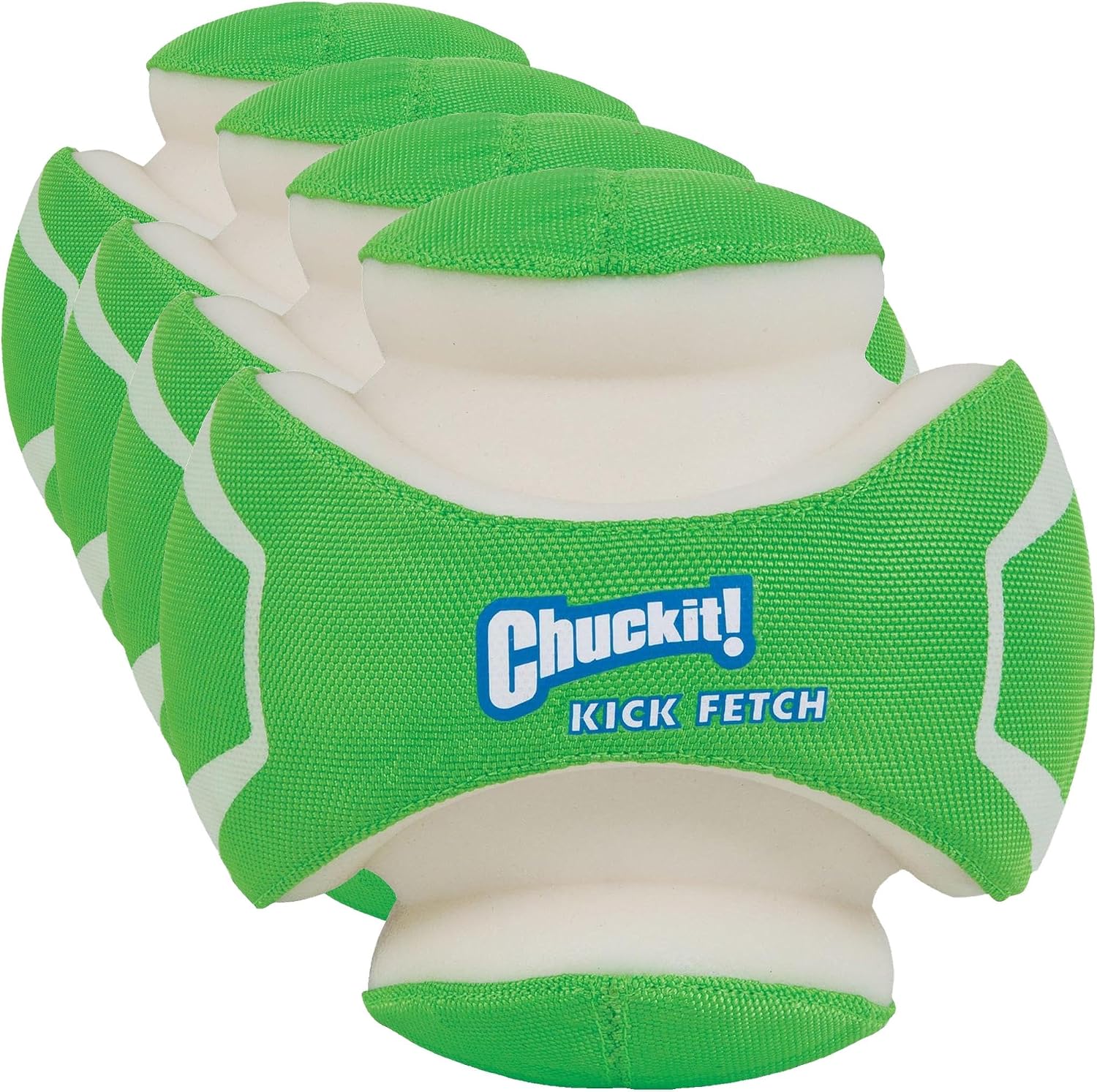 Chuckit! Kick Fetch Ball Dog Toy, Floats in Water, Large 8 Inch Diameter | Durable rubber and foam build, interactive play design, great for pool or lake sessions, built for big breed dogs each day
