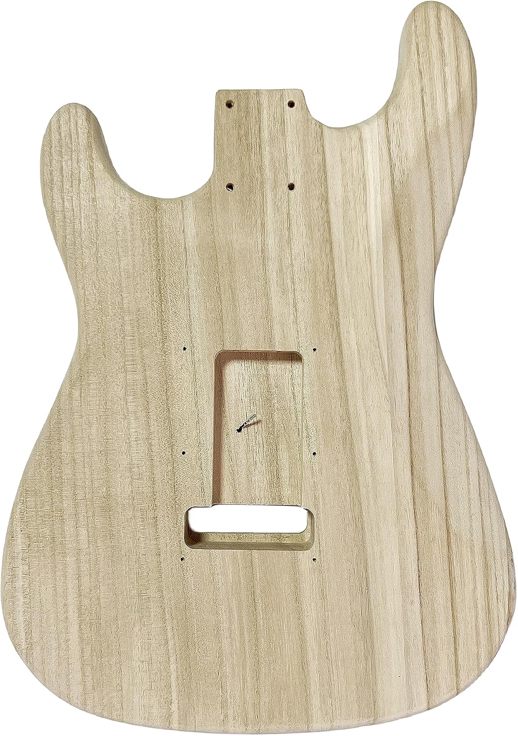 DBL ST Style DIY Electric Guitar Kit,Paulownia Body and Maple Neck