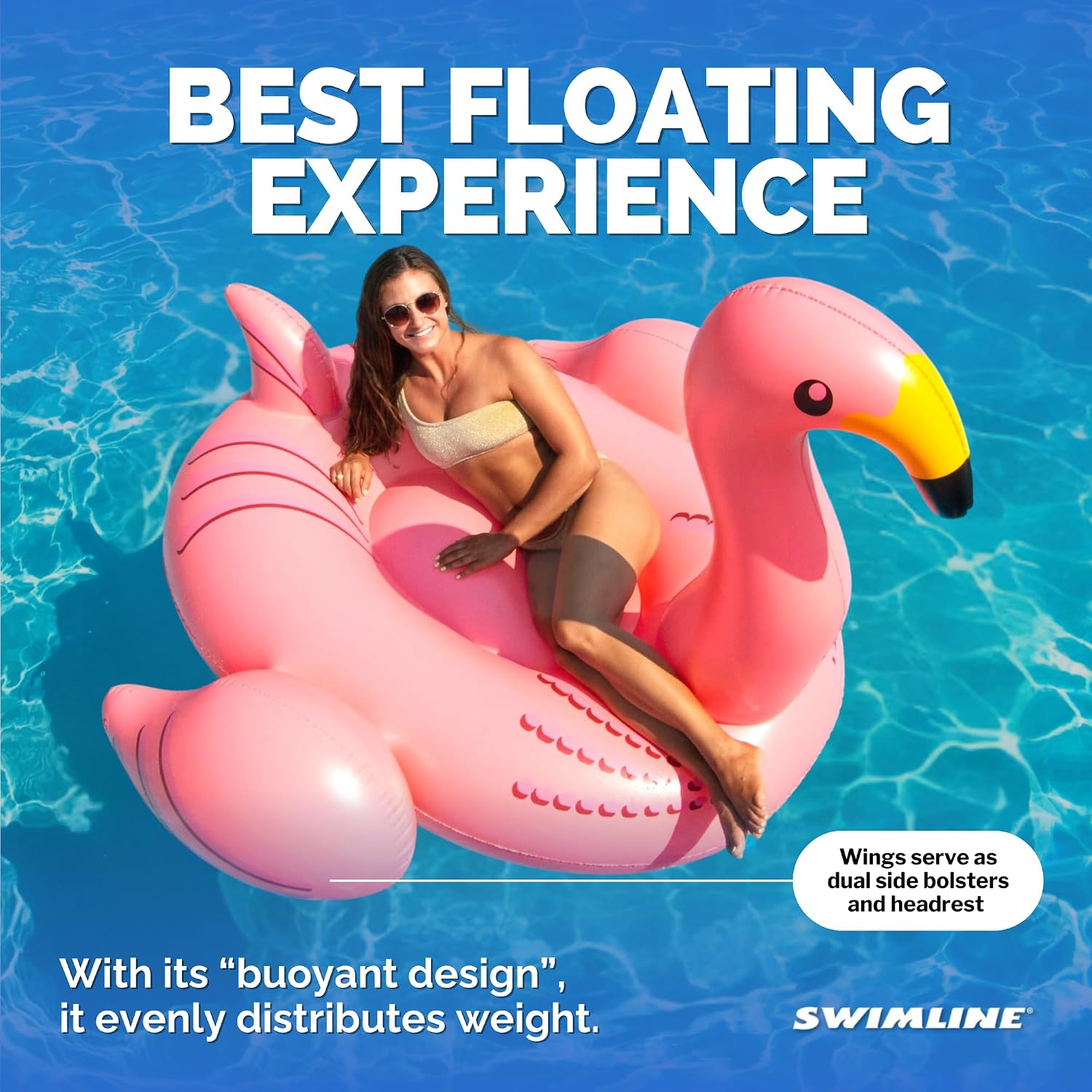 SWIMLINE Original Giant Inflatable Pool Float Floatie Ride-On