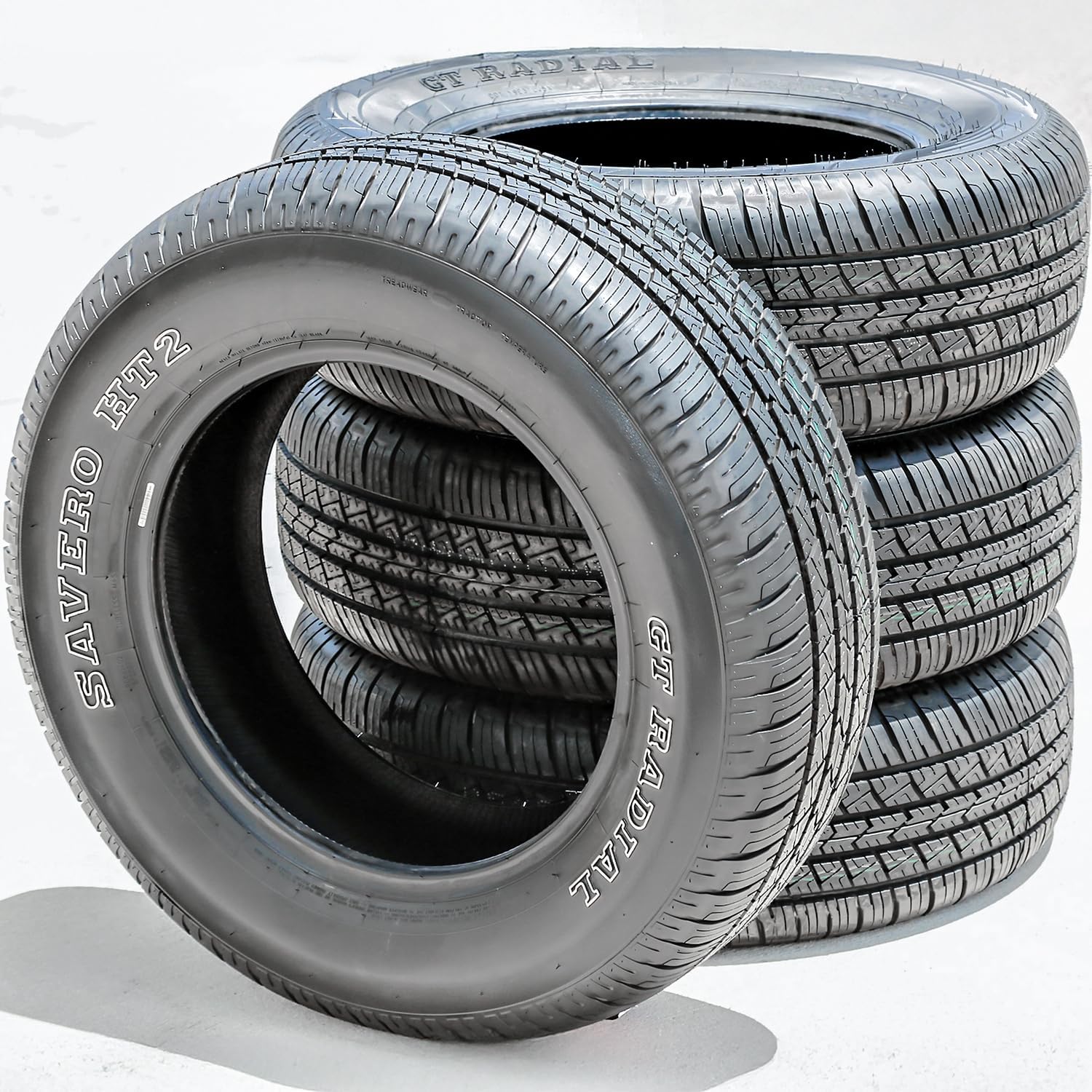 GT Radial Savero HT2 Tire - 215/70R15 97S | Passenger Touring All Season Traction 97S Rated Standard Load Radial Construction Black Sidewall Tire